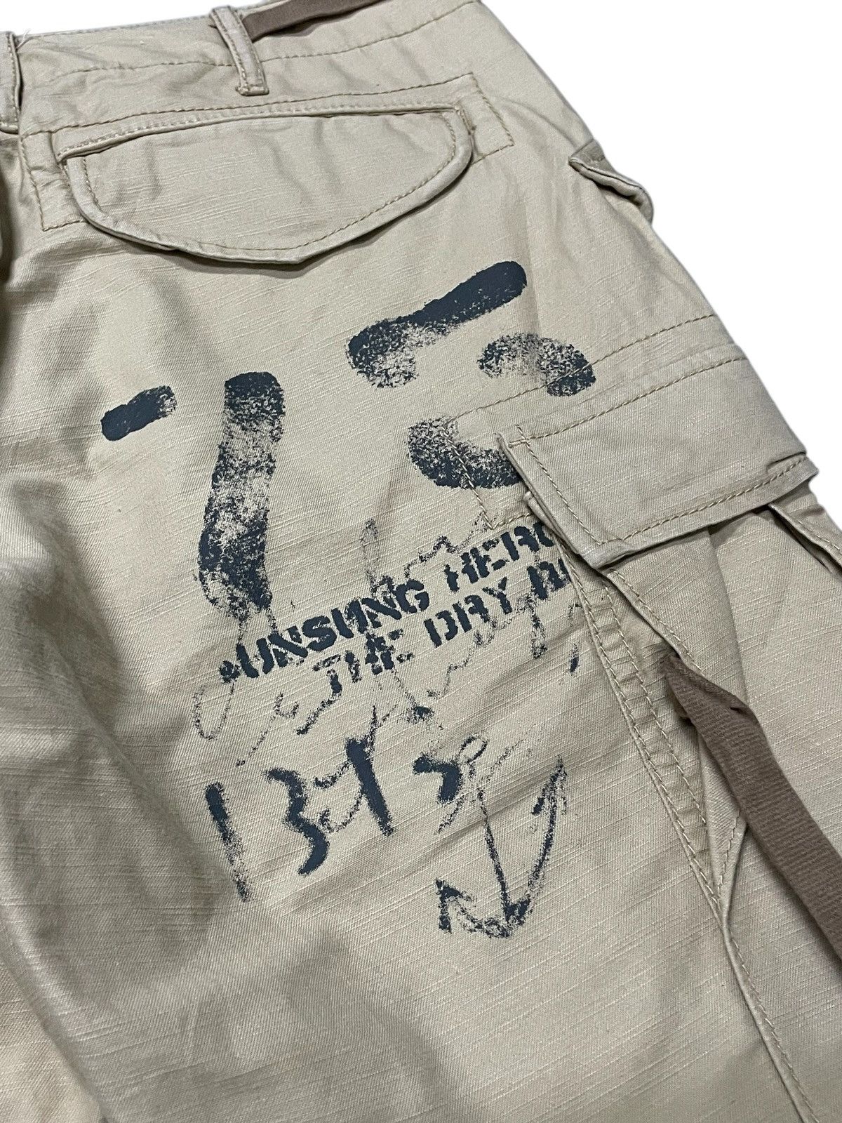 Avirex × Hysteric Glamour Rare Avirex Stencil Tattoo Naked Girl USN Cargo Pants Size US 30 / EU 46 - 18 Thumbnail