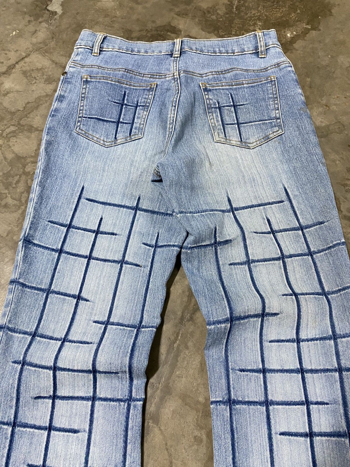 Hysteric Glamour × If Six Was Nine × Le Grande Bleu (L.G.B.) Flare Jeans Japan Unknown Vintage Denim p185 Size US 28 / EU 44 - 4 Thumbnail