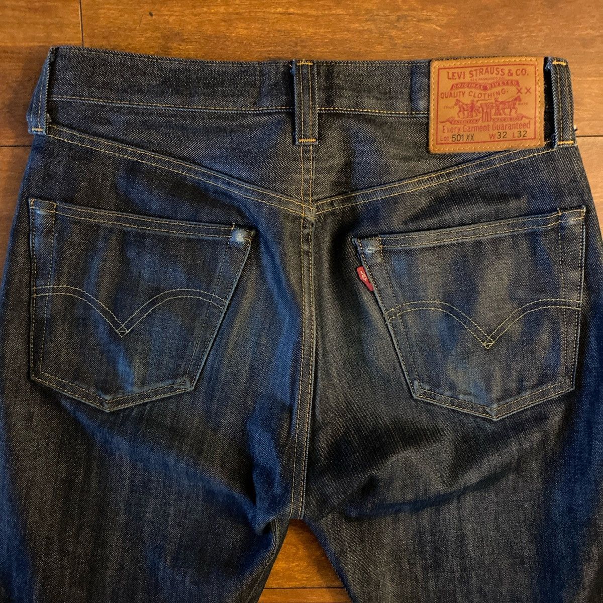 Levi's Big E Selvedge Red Line Levis 501 Jeans Size US 30 / EU 46 - 3 Thumbnail