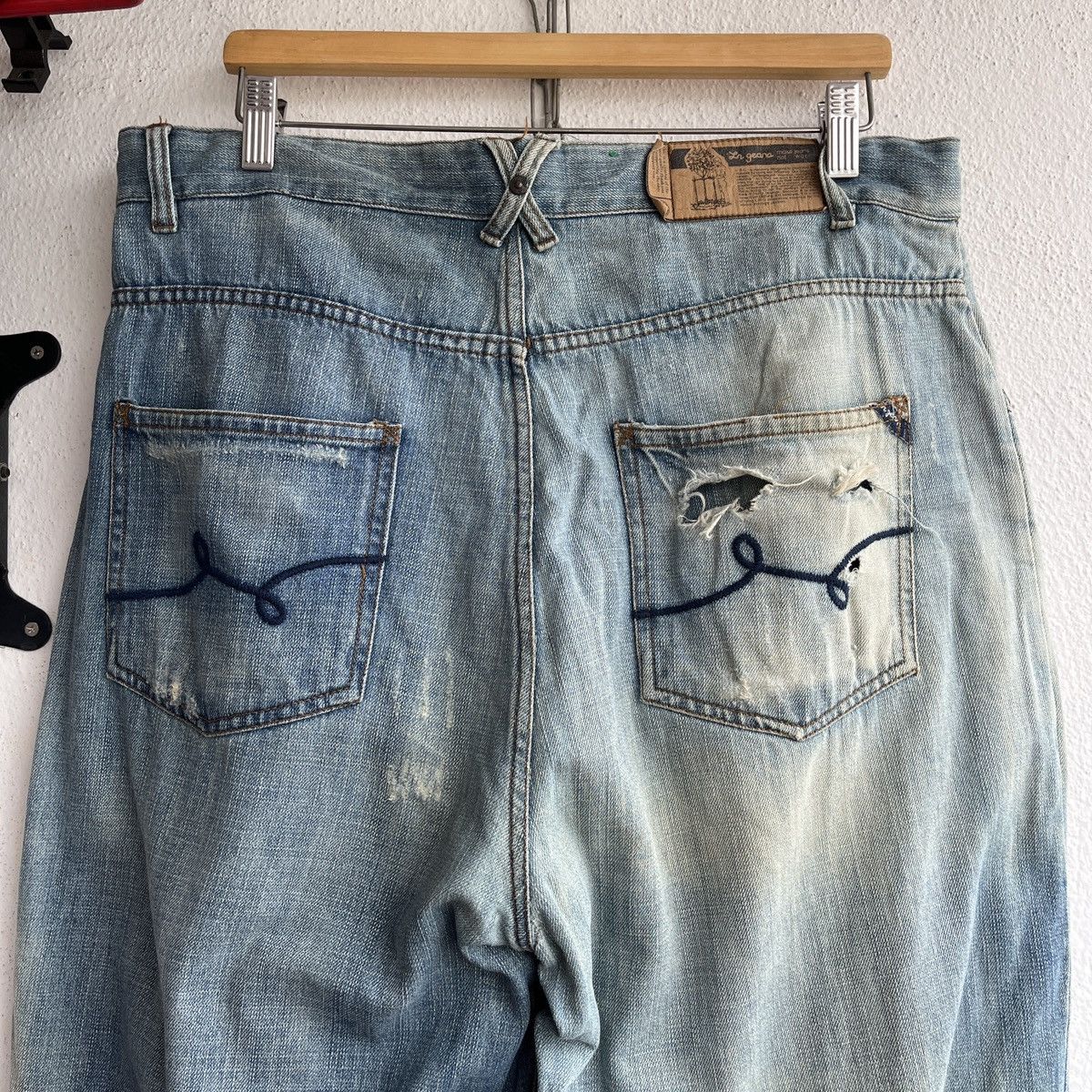 LRG Vintage LRG Streetwear Skateboard Denim Baggy Jeans Size US 36 / EU 52 - 23 Thumbnail