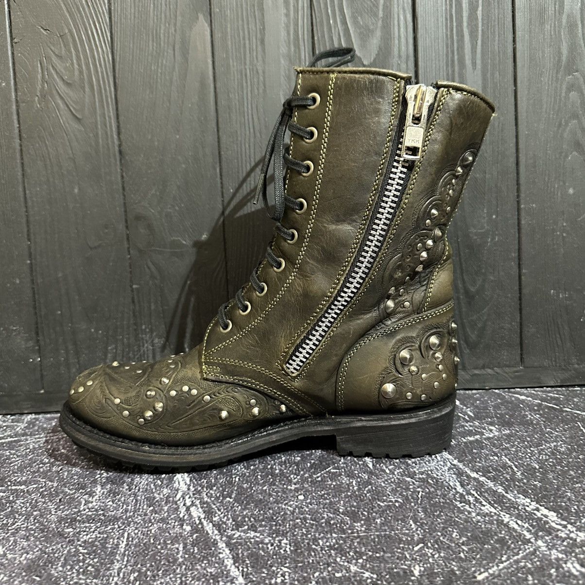 ASH ASH - Women’s Leather BIKER Boots 39 Rick Owens Style Size US 9 / IT 39 - 12 Thumbnail