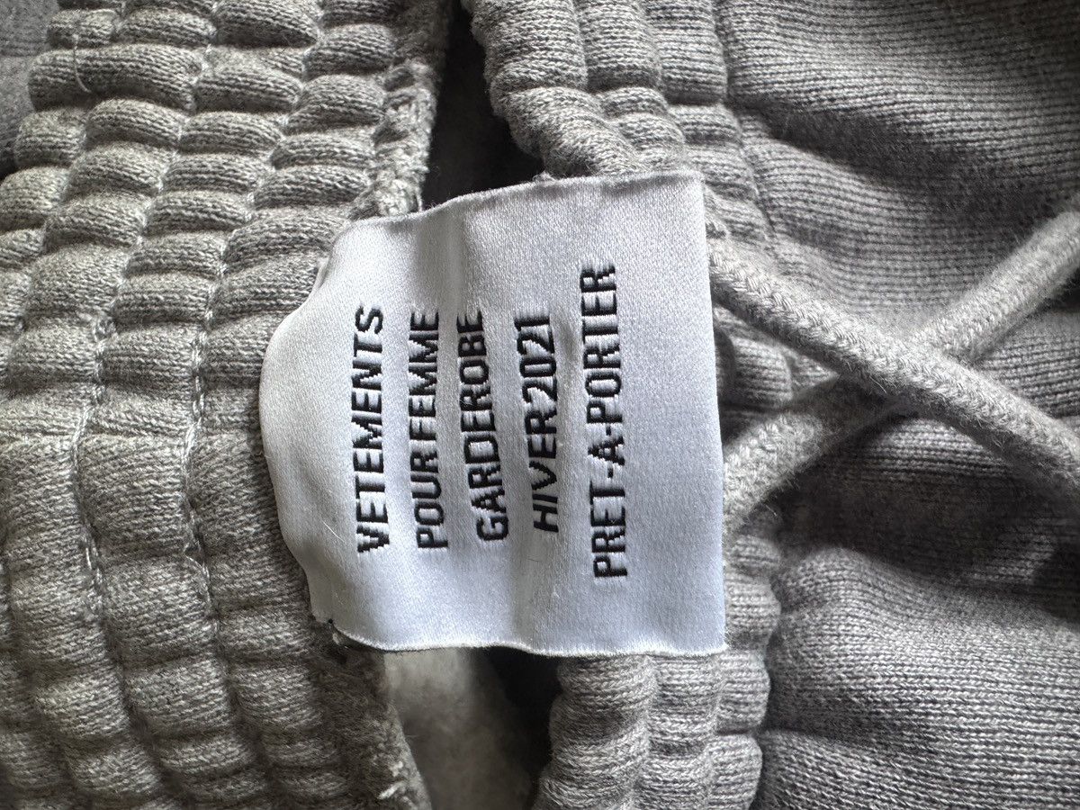 Vetements Grey Sweatpants Size 28" / US 6 / IT 42 - 3 Thumbnail