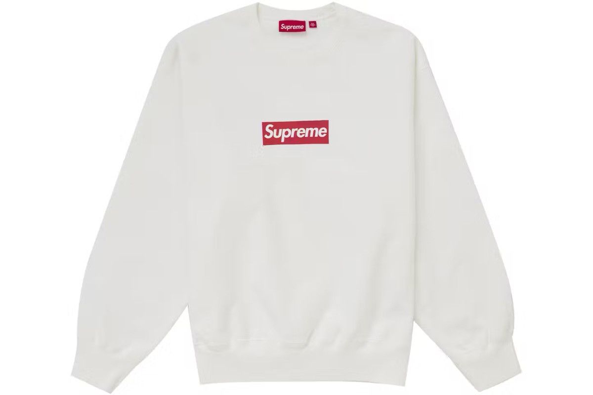 supreme washed boxlogo red サイズL Supreme Washed Box Logo Crewneck Red Men's - SS25 - US
