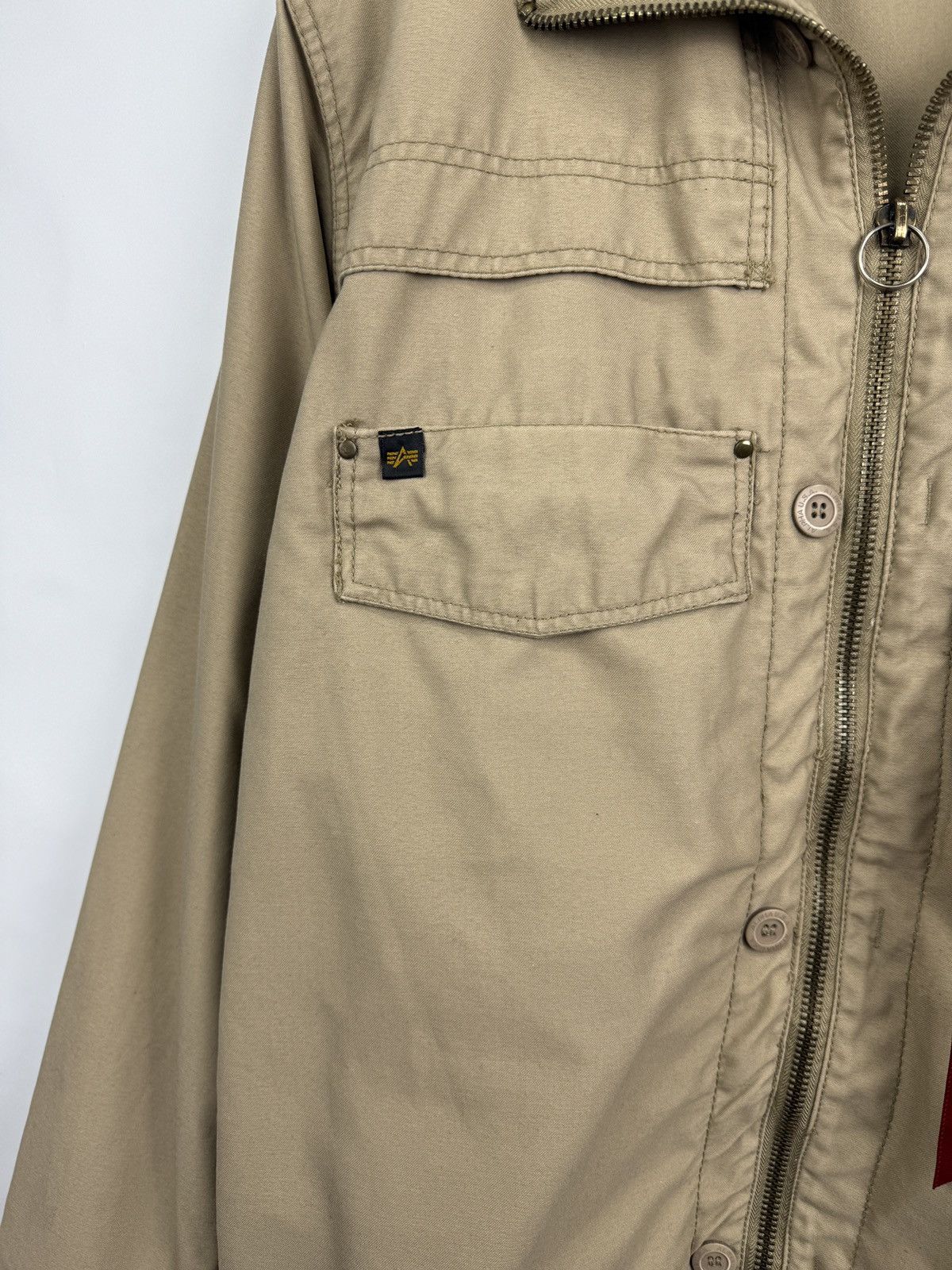 Alpha Industries 🇺🇸 Vintage 90s Alpha Industries Military USA Army Rare Size US L / EU 52-54 / 3 - 5 Thumbnail