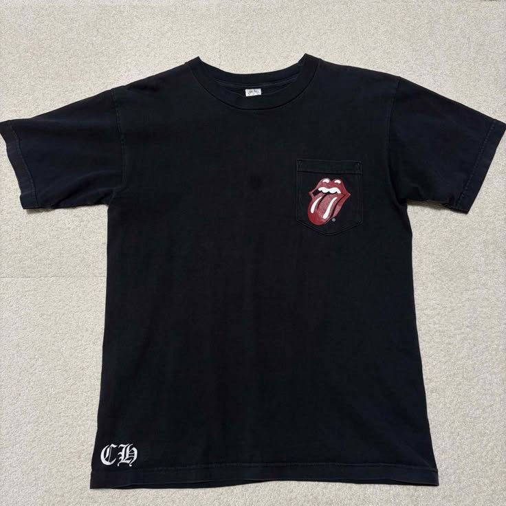Chrome Hearts CH x Rolling Stones Tee Shirt Size US M / EU 48-50 / 2 - 4 Thumbnail