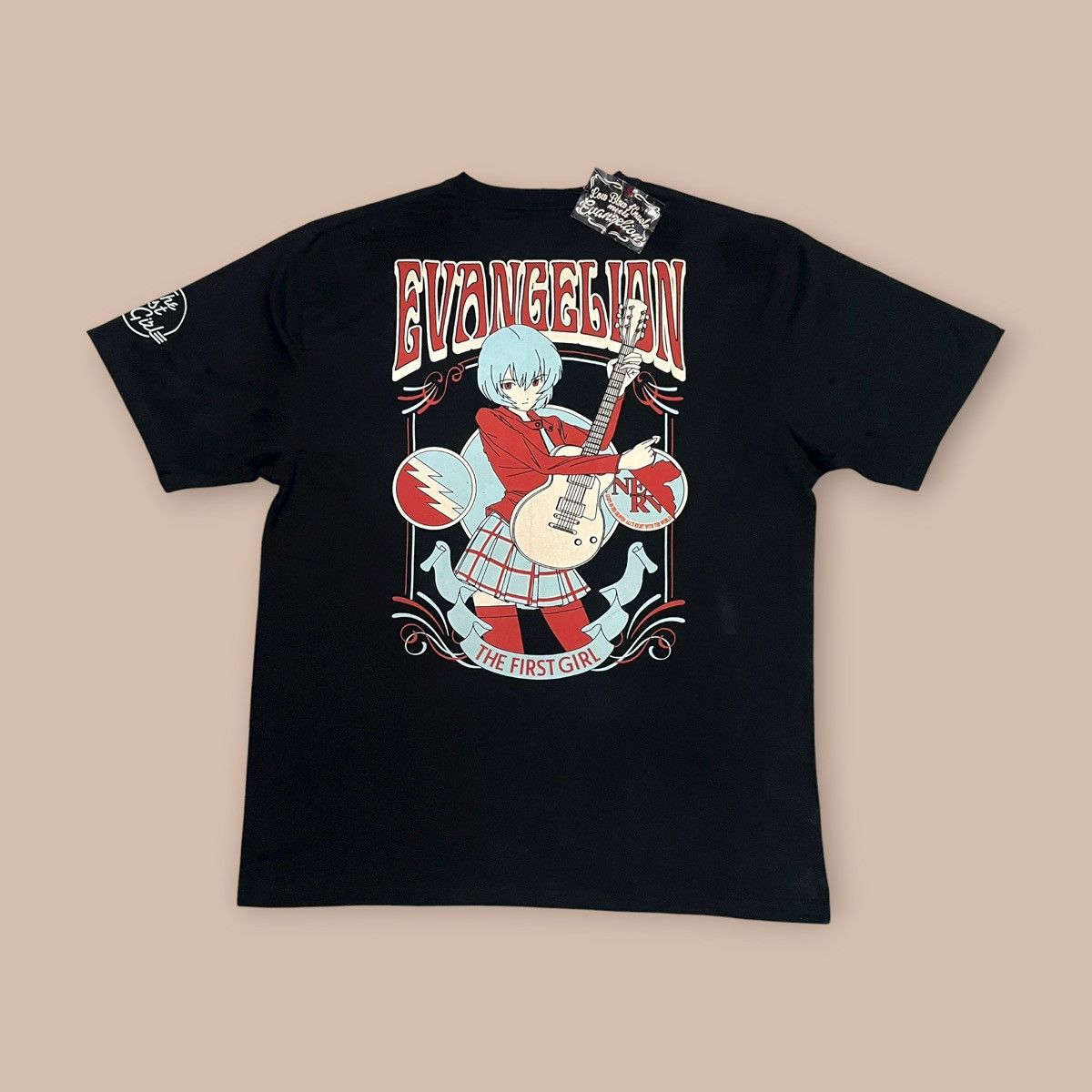 Anime EVANGELION x LOWBLOW KNUCKLE Ayanami Rei The First Girl Tee Size US XXL / EU 58 / 5 - 3 Thumbnail