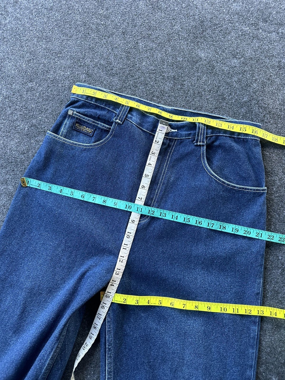 Pelle Pelle Baggy Pelle Pelle Marc Buchanan Vintage Denim D316 Size US 34 / EU 50 - 16 Thumbnail
