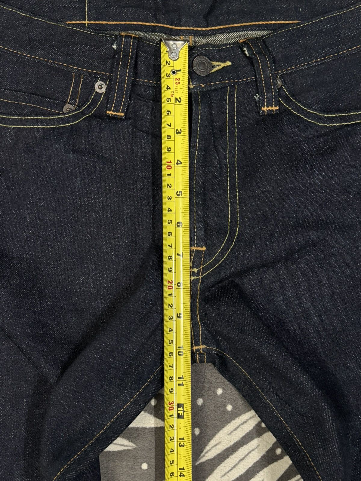 Tornado Mart Vintage Japanese Brand Jelado 15oz Raw Indigo Flare Jeans Size US 30 / EU 46 - 15 Thumbnail