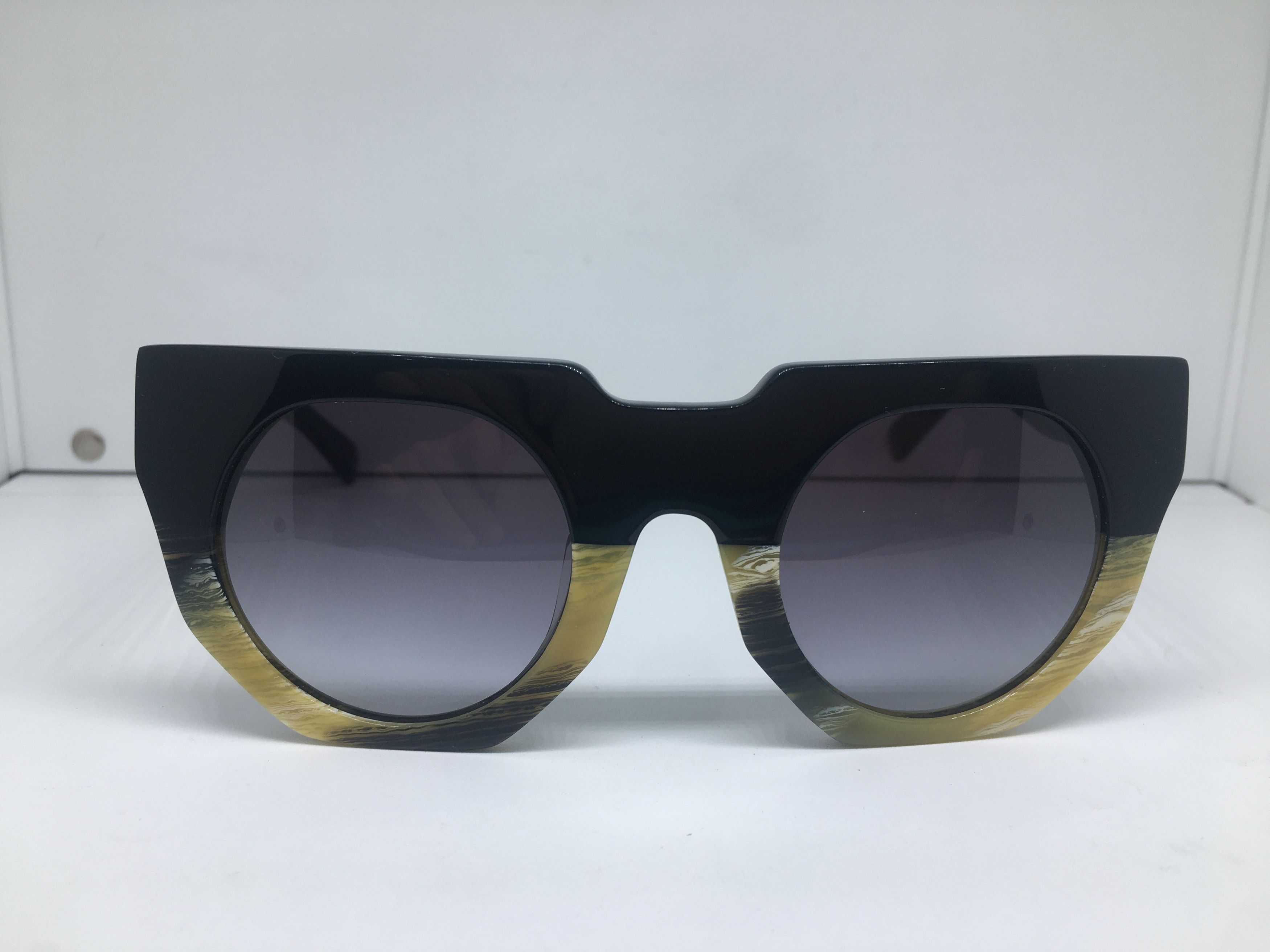 Other Handmade Acetate Oversize Chunky Sunglasses Frame Size ONE SIZE - 2 Thumbnail