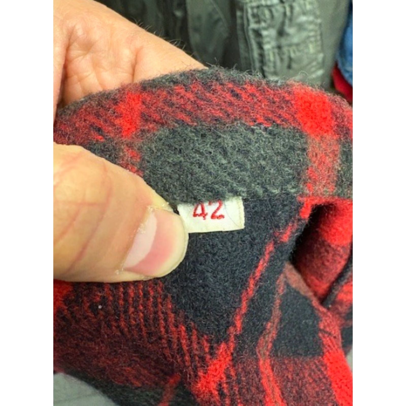 Vintage Woolrich Jacket Wool L 1970s Plaid Red Wool 2 Pocket VTG Mens Sz 42 Hunting Size US L / EU 52-54 / 3 - 5 Thumbnail
