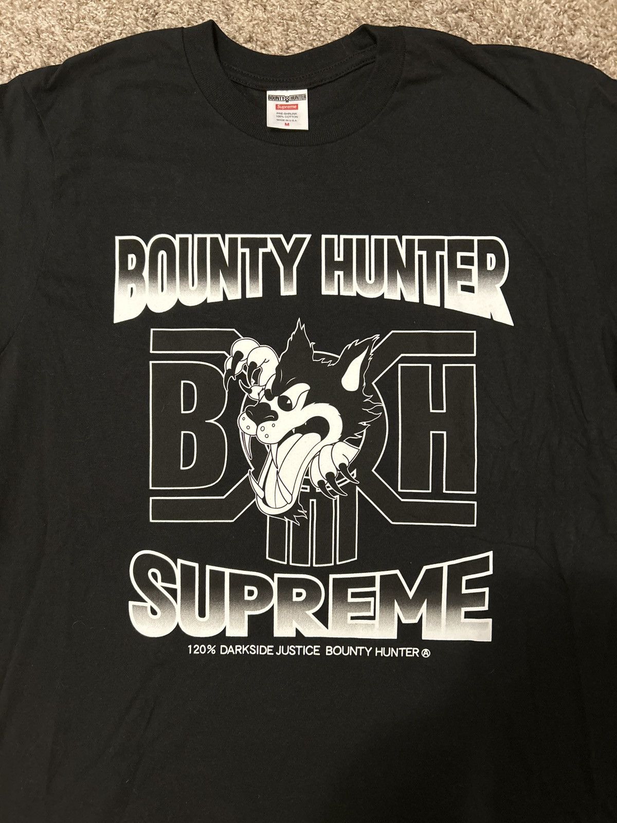 Bounty Hunter × Supreme Supreme Bounty Hunter Wolf Tee F/W 23 Size Medium Size US M / EU 48-50 / 2 - 2 Thumbnail