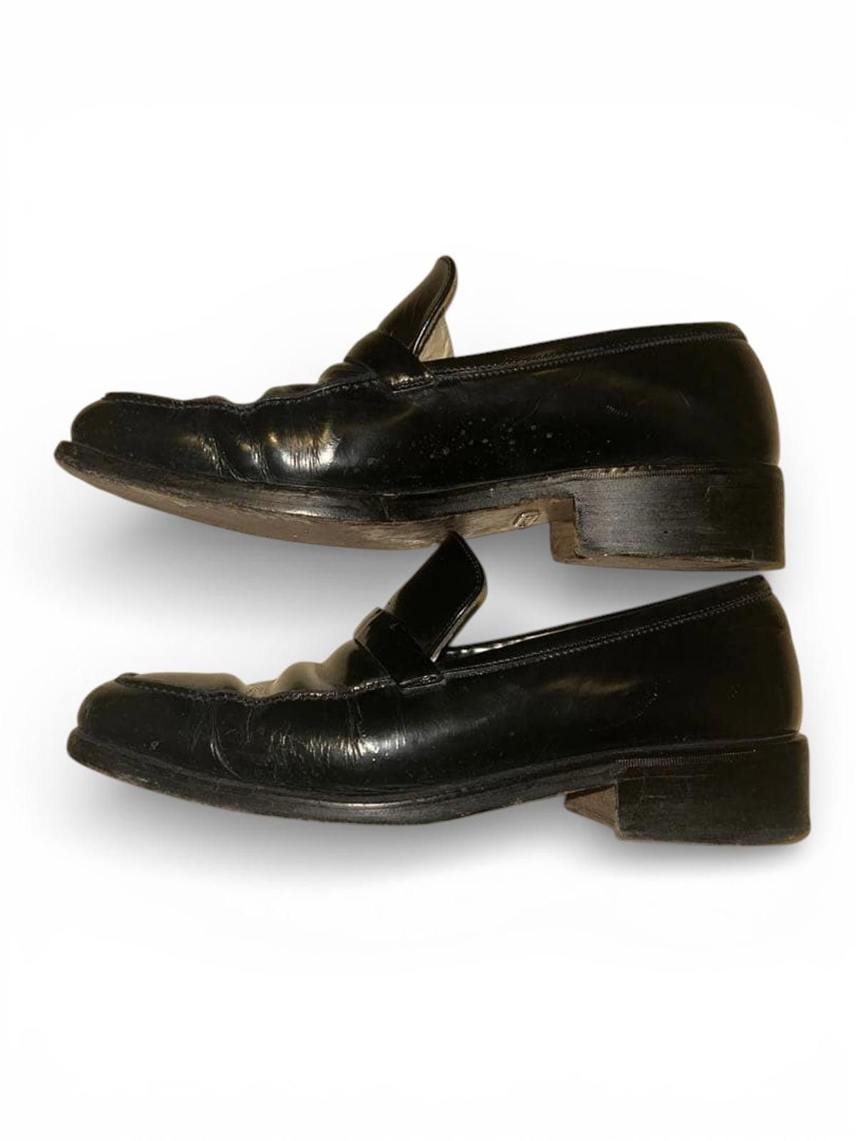 Gucci Gucci - Black Leather Men's Loafers Size US 9 / EU 42 - 3 Thumbnail
