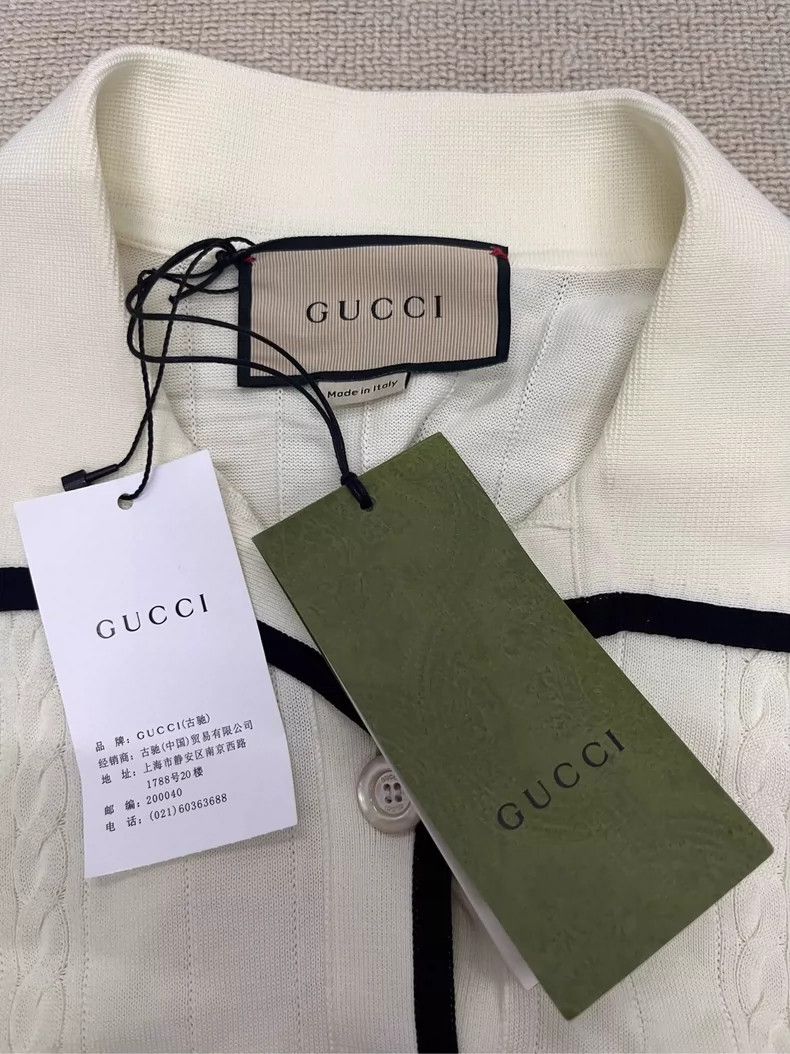 Gucci Gucci FW23 Color Block Logo Single-breasted Short-sleeved Size S / US 4 / IT 40 - 5 Thumbnail
