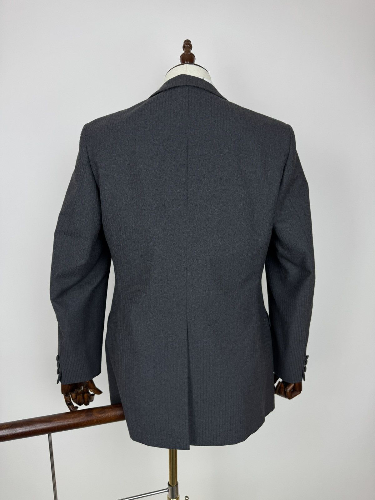 Other Trevira Twill herringbone Wool blend Vintage Suit 2 pieces Size 50R - 12 Thumbnail