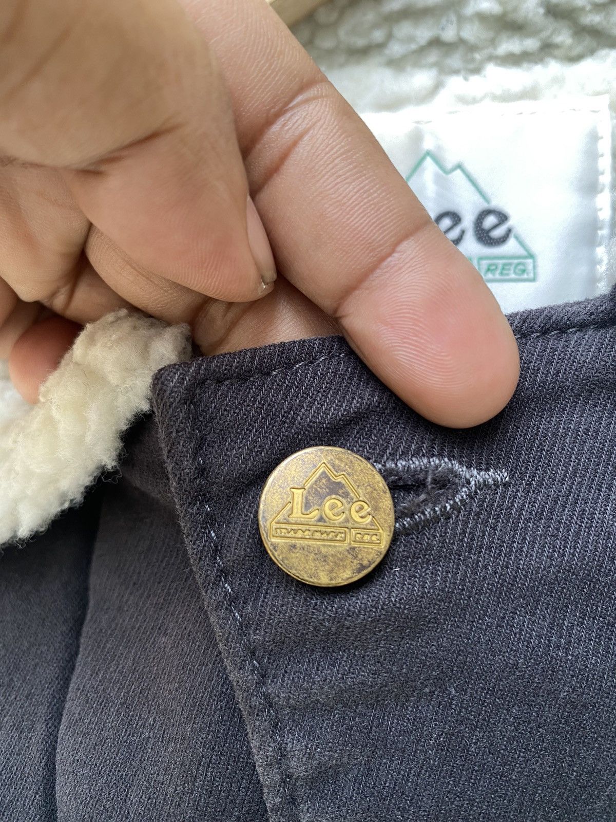 Lee × Vintage RARE VINTAGE LEE SHERPA JACKET NICE DESIGN Size US S / EU 44-46 / 1 - 14 Thumbnail
