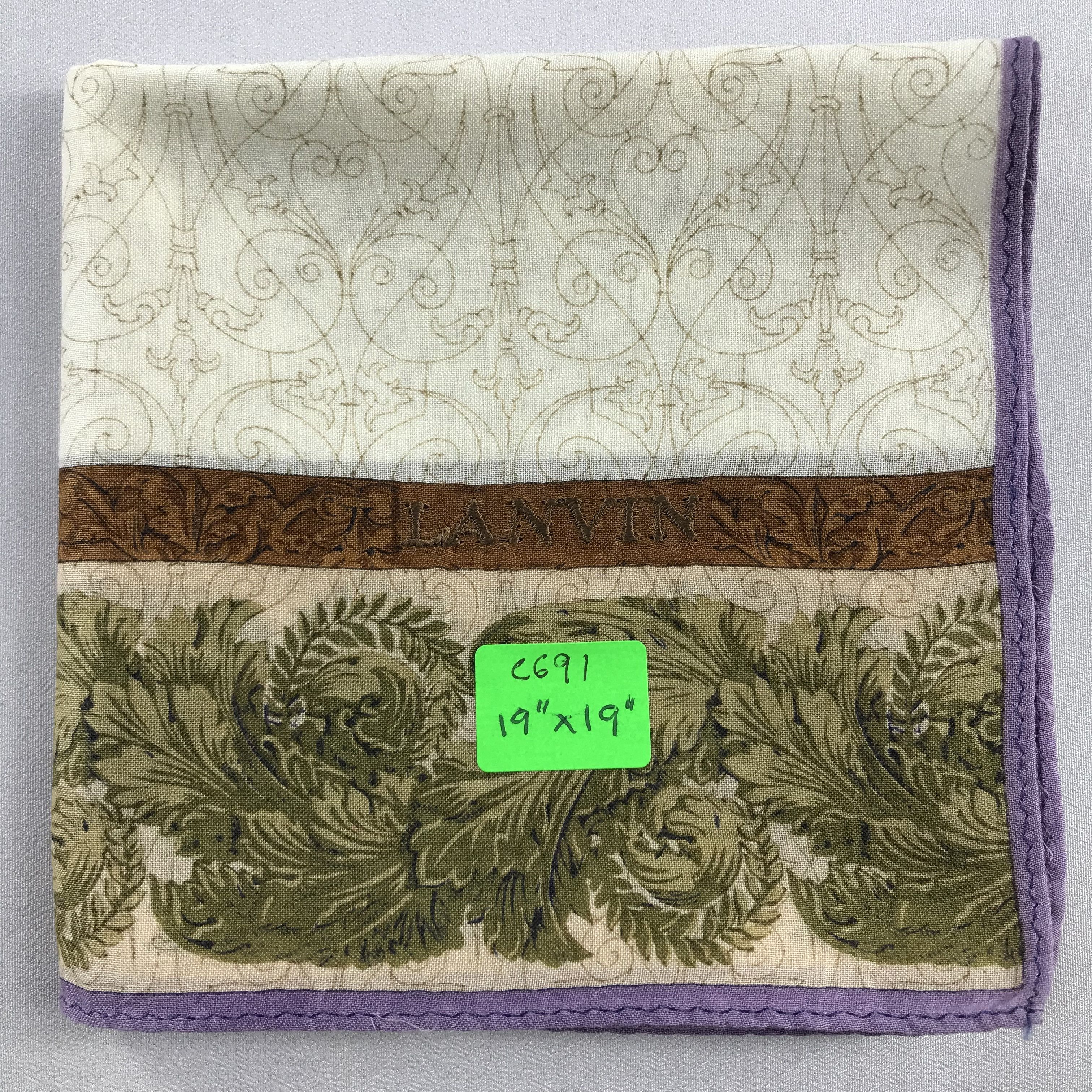Lanvin Lanvin Handkerchief / Bandana / Neckerchief C691 Size ONE SIZE - 7 Thumbnail