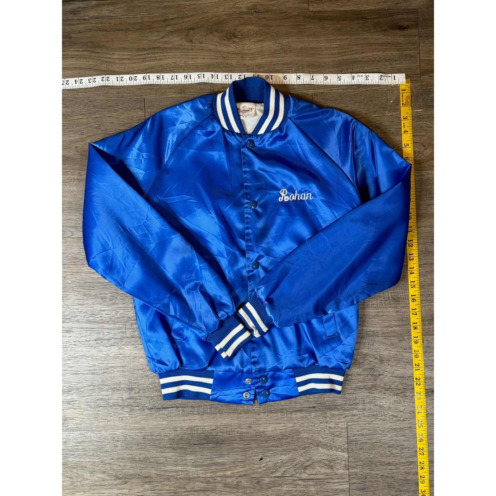 Auburn Sportswear Vintage Auburn Sportswear Youth Satin Jacket Little League Size US XXS / EU 40 - 5 Thumbnail