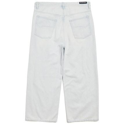 Balenciaga o1mt1gz0226 Oversized Baggy Pants In White Size US 30 / EU 46 - 2 Thumbnail