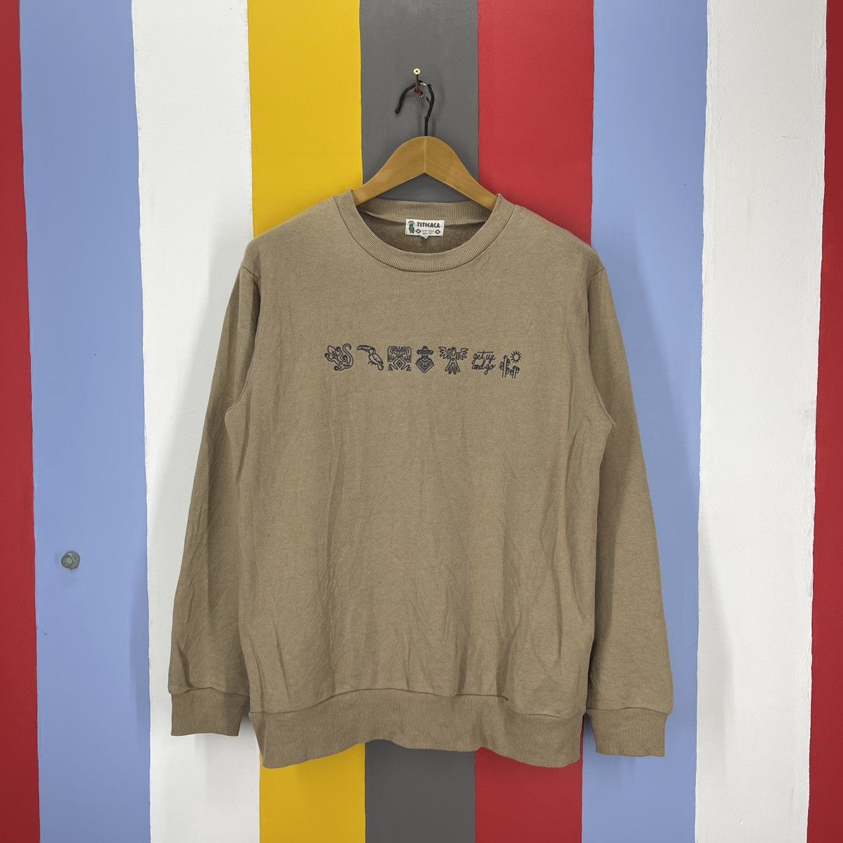 Japanese Brand TITICACA Crew Neck Sweatshirt #1975/12 Size US M / EU 48-50 / 2 - 1 Thumbnail
