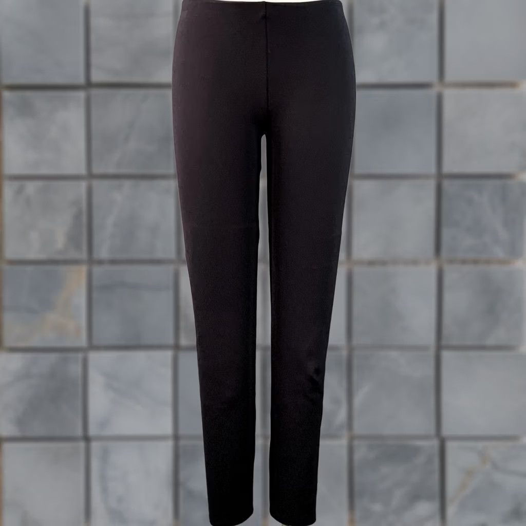 The Row THE ROW Leggings Casual Pants Size L Black Polyamide Blend Elastic Waistband Size 36" / US 14 / IT 50 - 1 Thumbnail