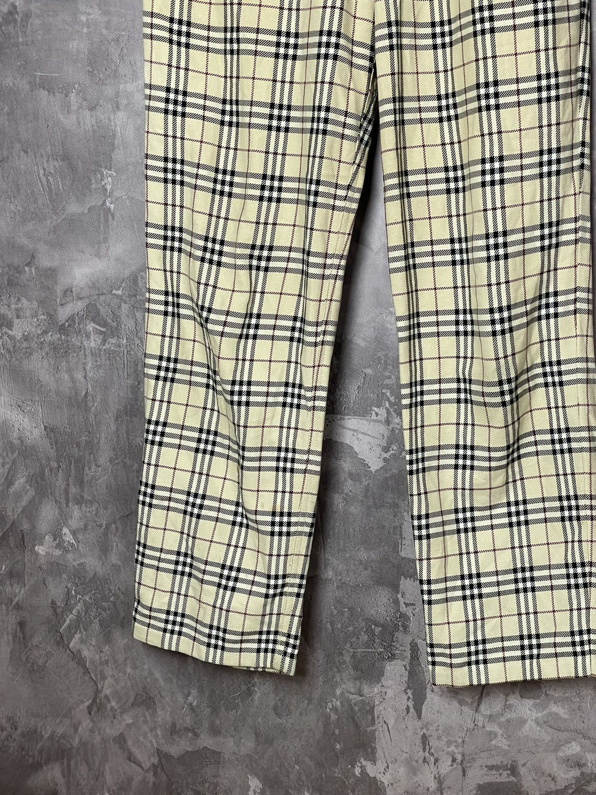 Burberry × Vintage Burberry nova check pants vintage full print Size 28" / US 6 / IT 42 - 5 Thumbnail
