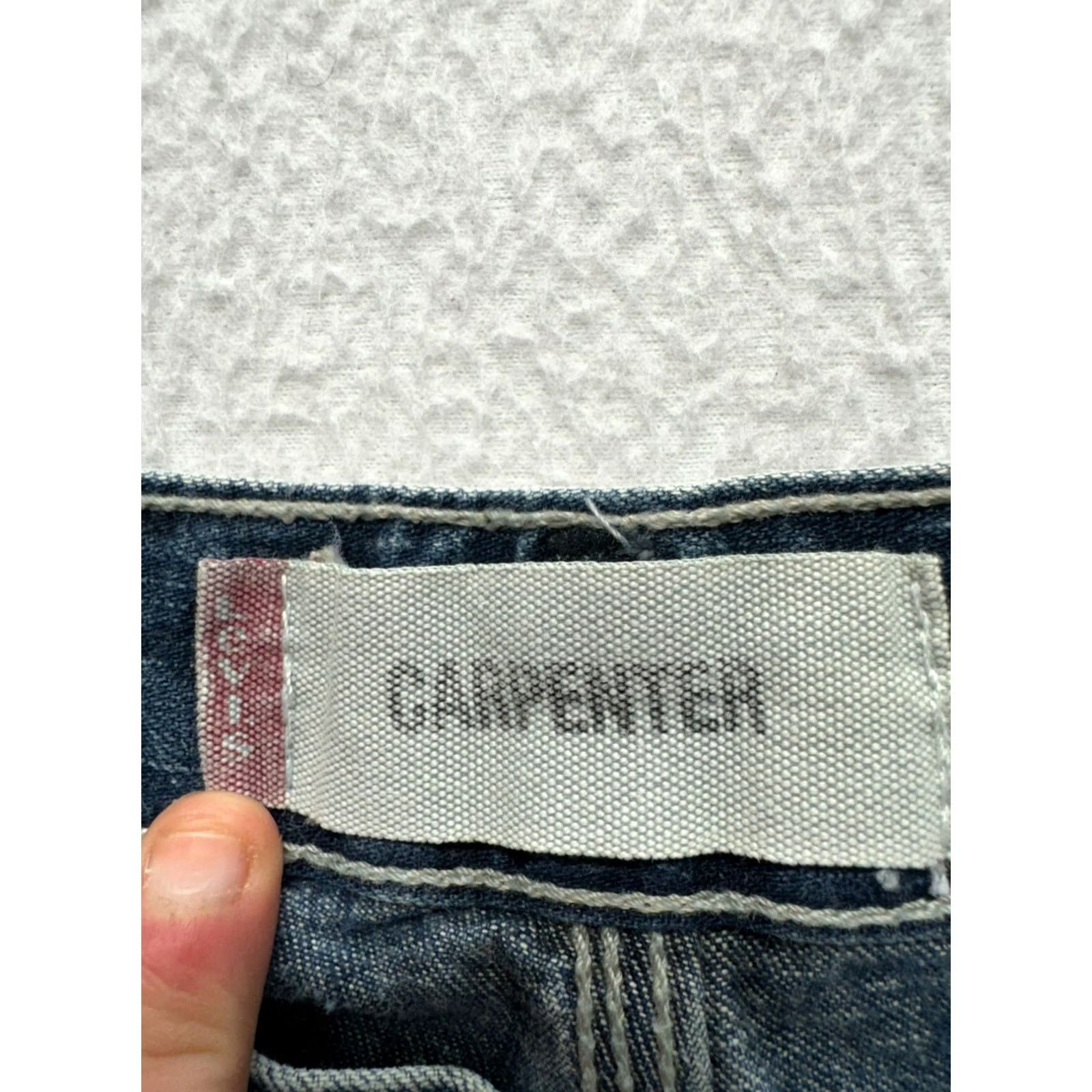Vintage Levi’s Carpenter Jeans Men’s 36x34 Blue Straight 42 1/2in Length Inseam 32in Waist 16in Pre-Owned Like New Mens Size US 36 / EU 52 - 6 Thumbnail