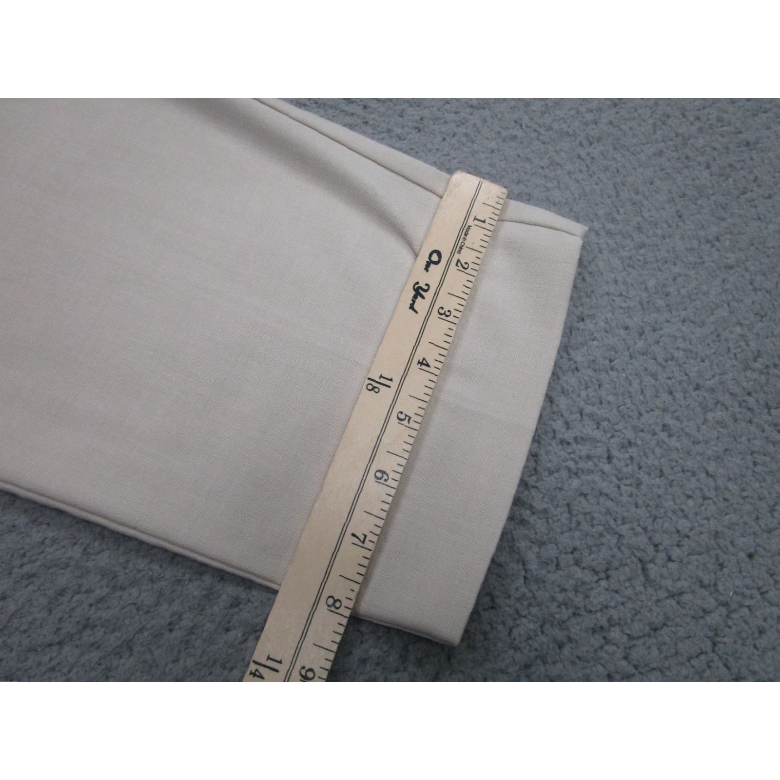 Banana Republic Banana Republic Pants Womens M beige Tapered Fit Chino Elastic Waist Stretch Size 32" / US 10 / IT 46 - 4 Thumbnail