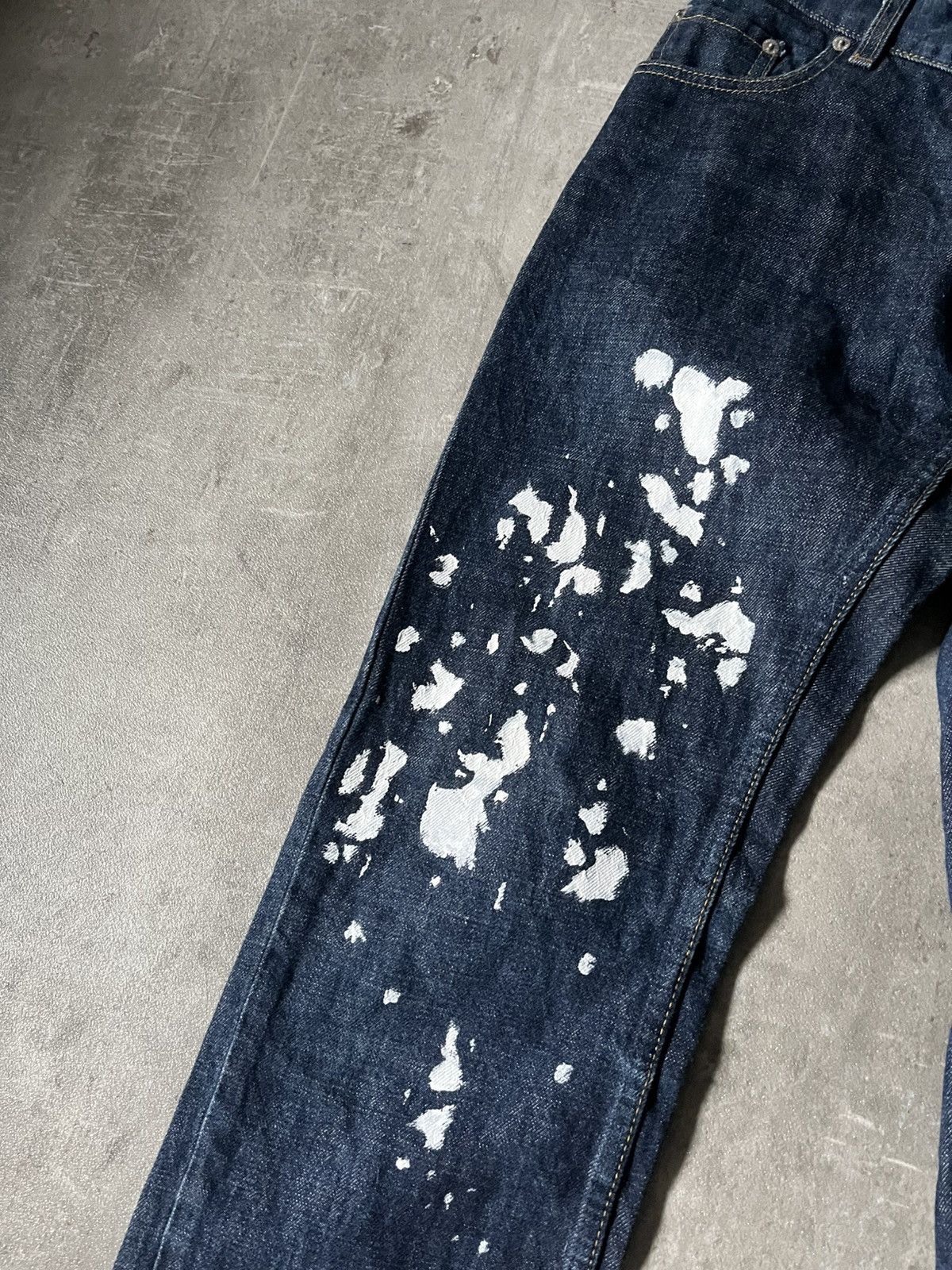 Helmut Lang Helmut Lang classic raw denim painter custom 90s jeans rare Size US 30 / EU 46 - 5 Thumbnail