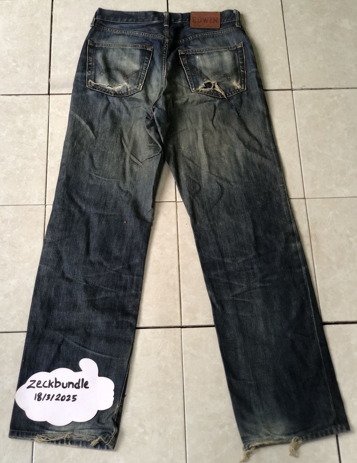 Edwin × Japanese Brand 🔥Edwin 503 Denim Jeans👖 Size US 30 / EU 46 - 1 Thumbnail