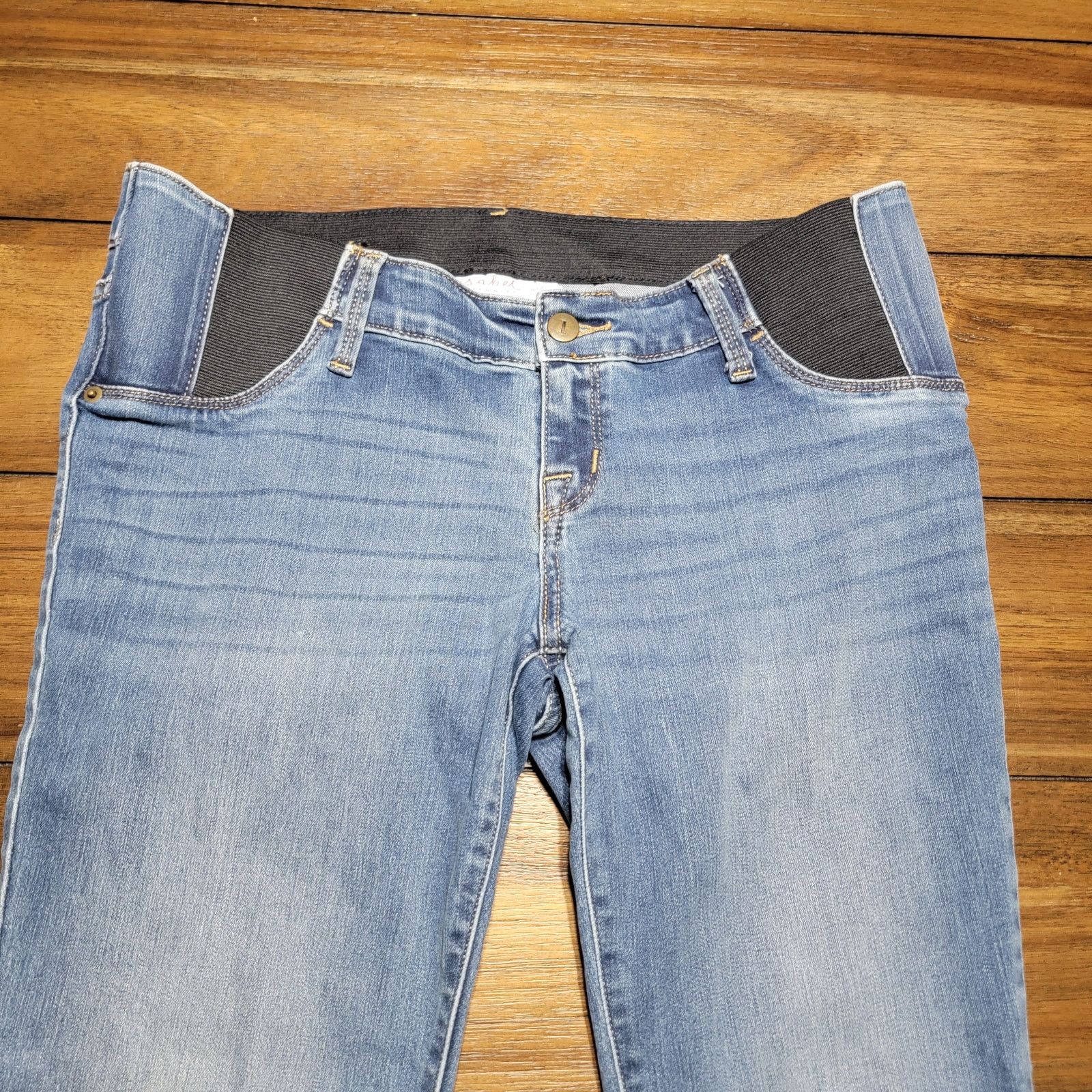 Other Isabel Maternity Medium Wash Denim Jegging - 6/28R Size 28" / US 6 / IT 42 - 2 Thumbnail