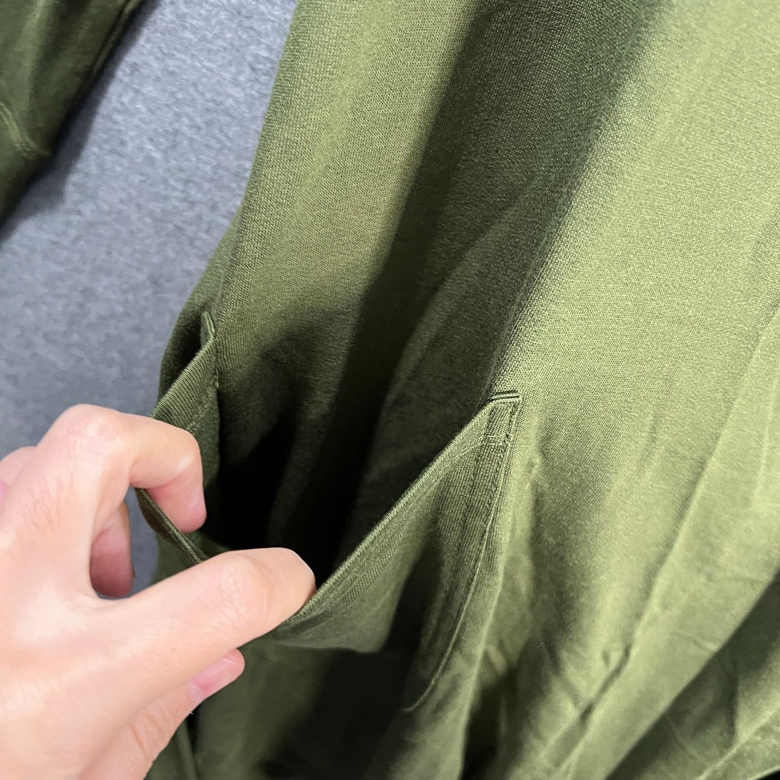 Other Susan Graver Weekend Regular Jersey Knit Draped Back Kale Size S / US 4 / IT 40 - 7 Thumbnail