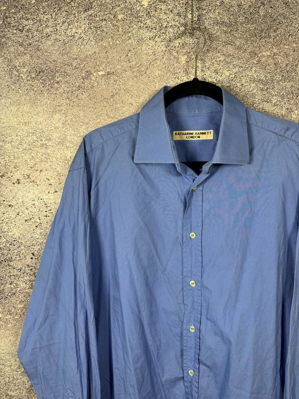 Katharine Hamnett London Katharine Hamnett London Shirt Button Blue Men's Size US XL / EU 56 / 4 - 3 Thumbnail