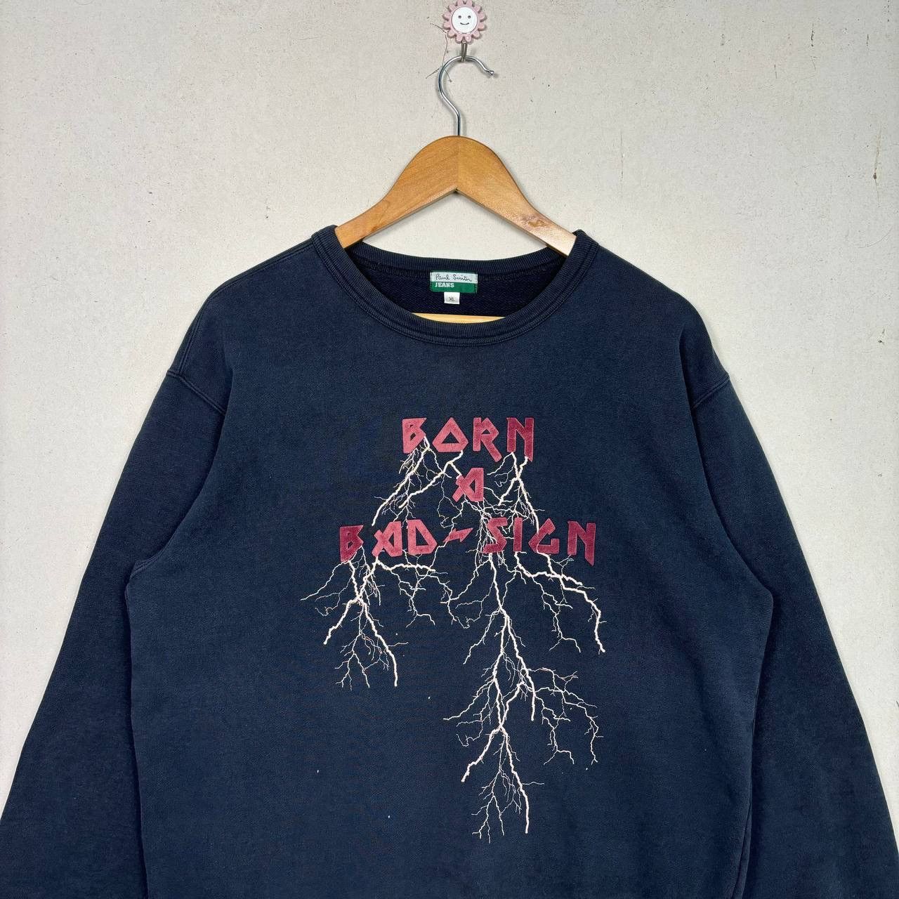 Paul Smith Paul Smith Jeans Born a Bad Sign Print Crewneck Sweatshirt Size US XL / EU 56 / 4 - 3 Thumbnail