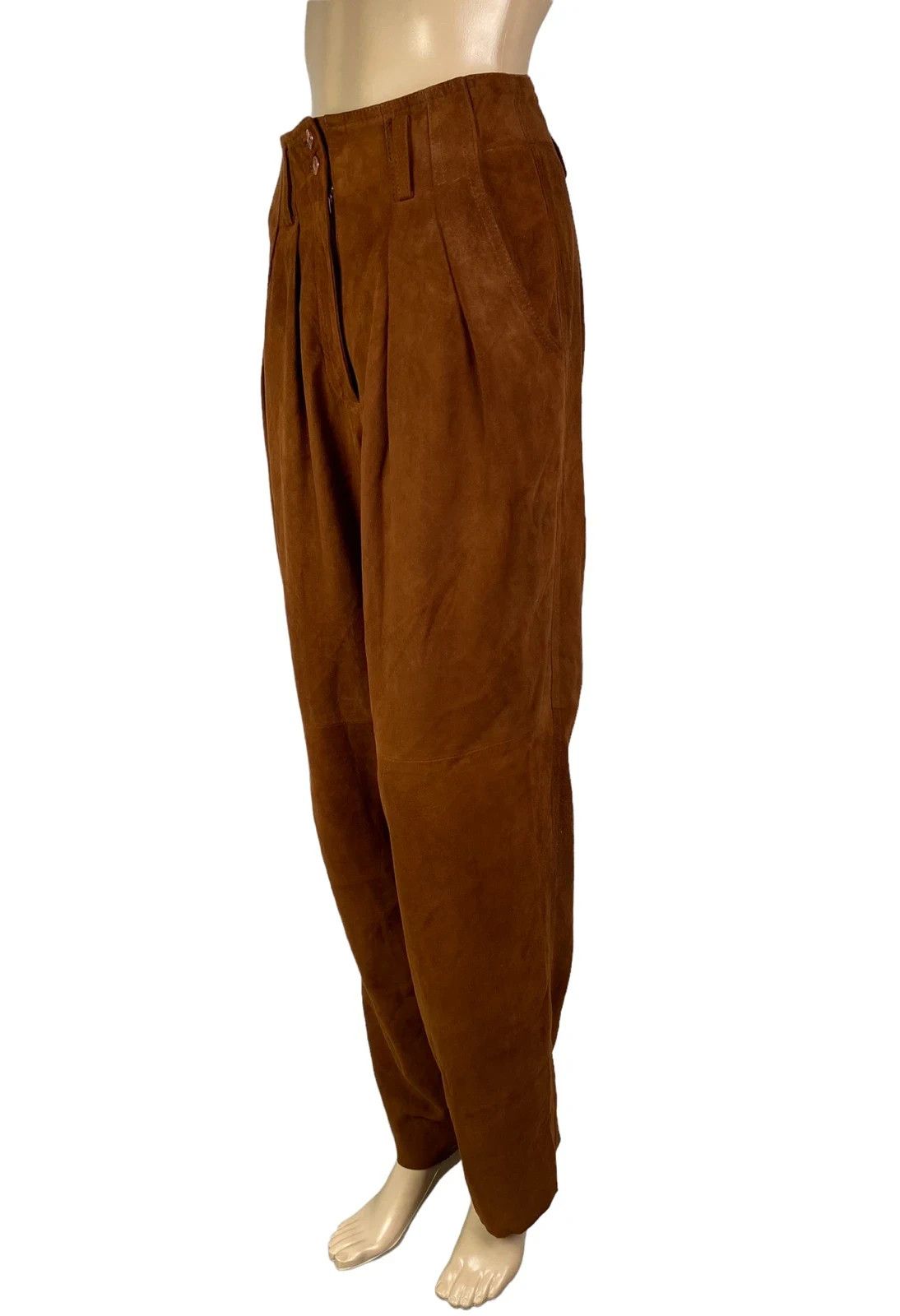 Other Leonardo Real Leather Pants Soft size DE34 Size 25" / US 0 / IT 36 - 1 Thumbnail