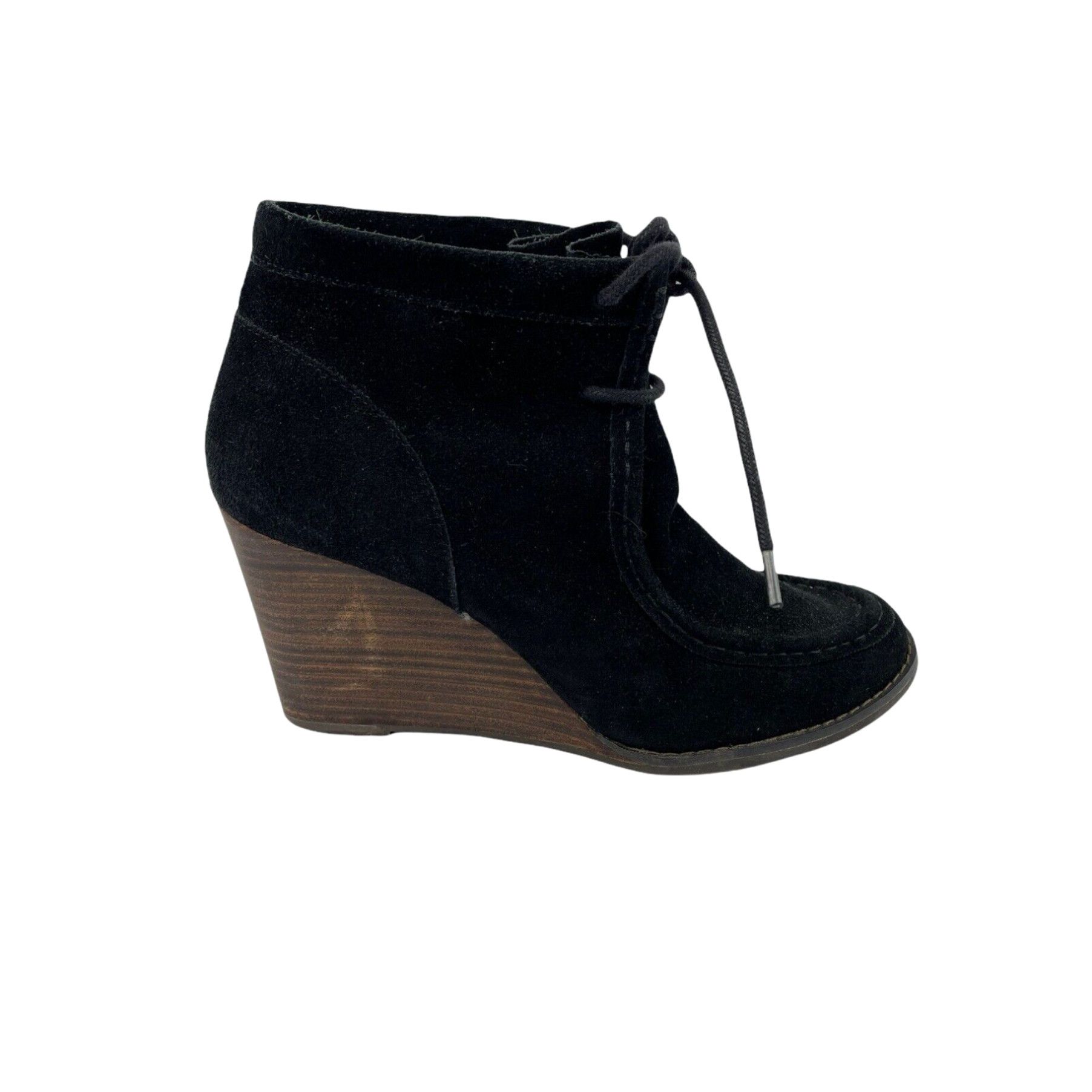 Lucky Brand mantra Barough black suede