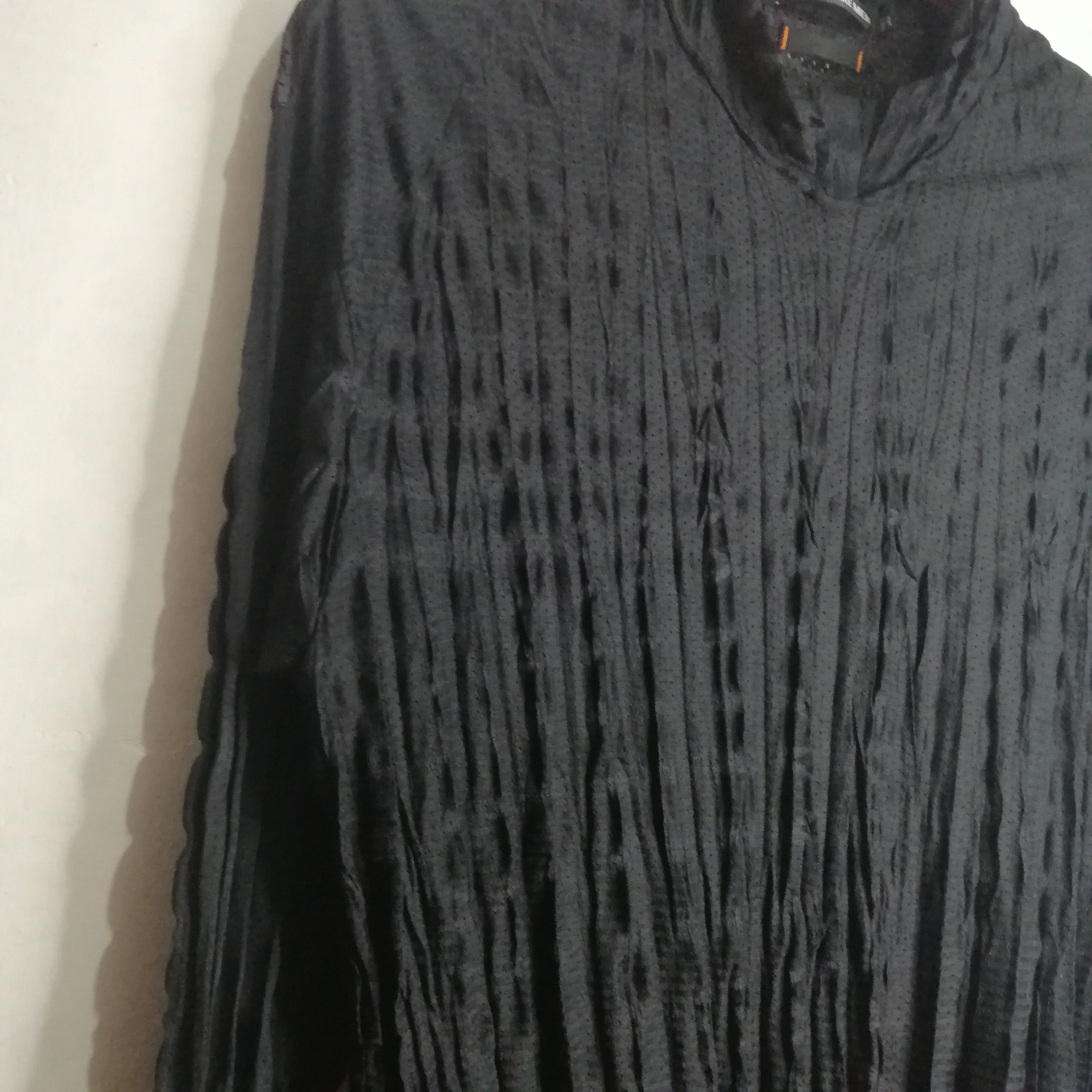 Issey Miyake Issey Miyake Men - Jersey Pleated Longsleeve Size US XL / EU 56 / 4 - 5 Thumbnail