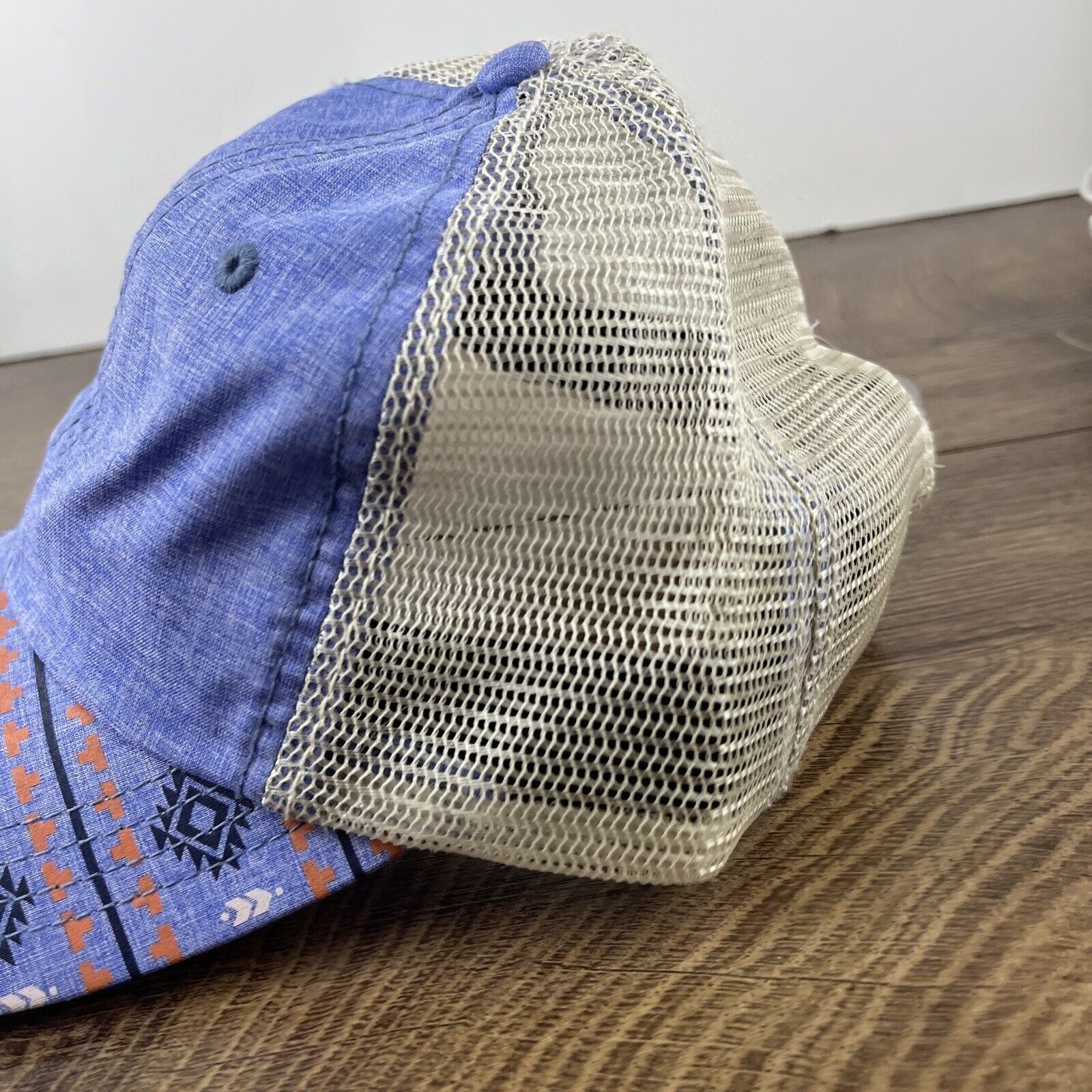 Other Aztec Blue Hat Blue Hat Adjustable Adult Size Hat Blue Cap Size ONE SIZE - 7 Thumbnail