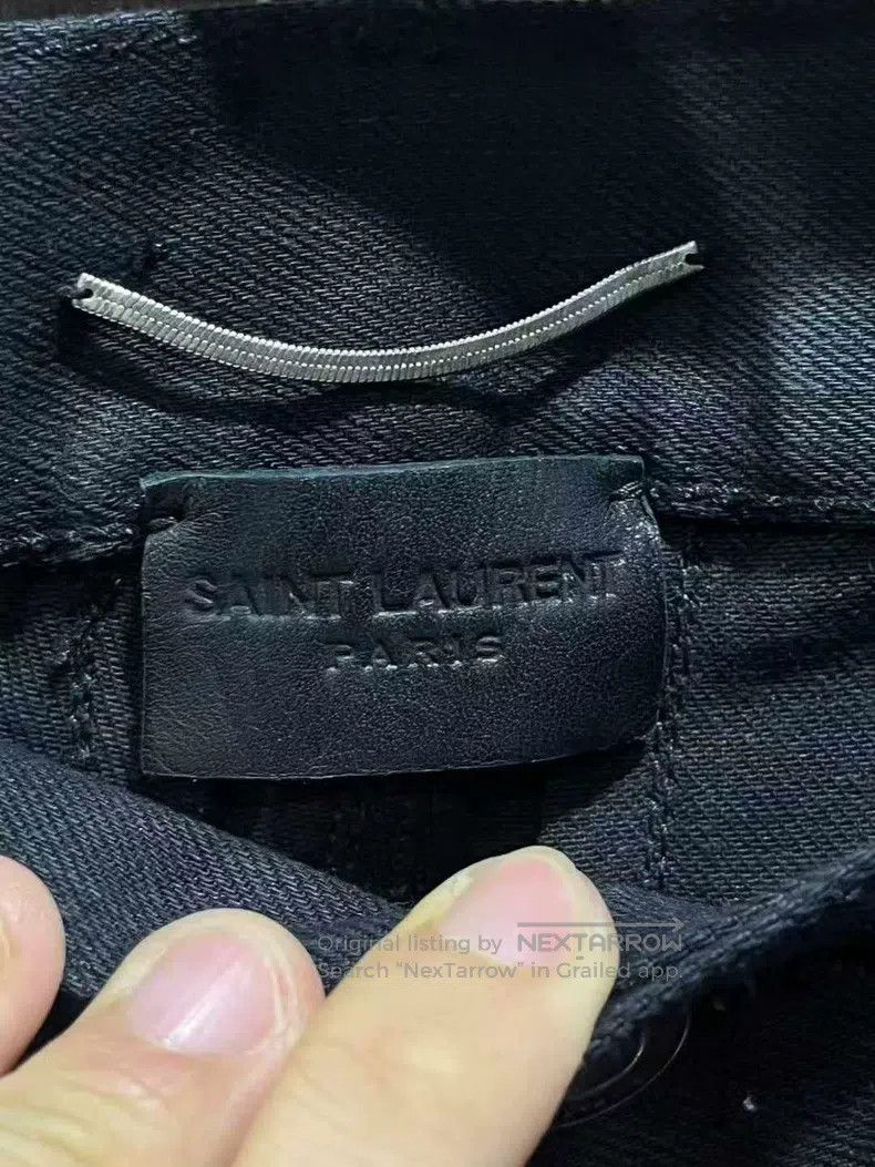 Saint Laurent Paris Saint Laurent Paris size M Zipper Biker Leather Pants Size US 32 / EU 48 - 4 Thumbnail