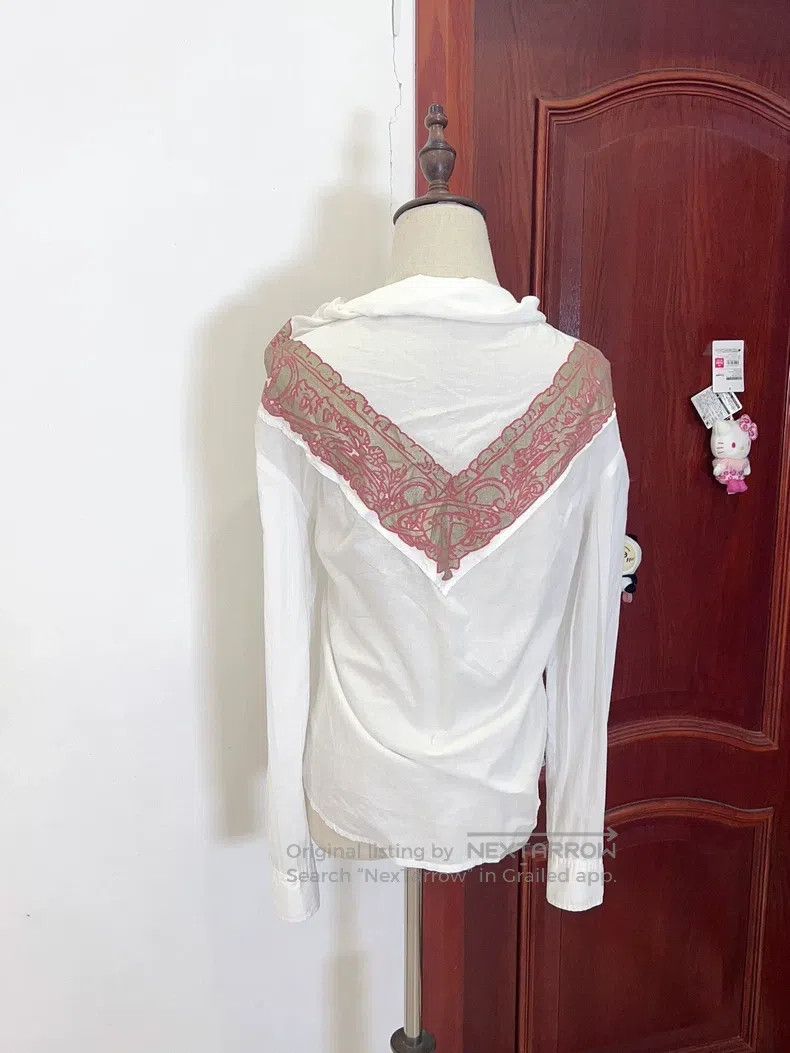 Vivienne Westwood Vivienne Westwood Vintage White Lightweight Long Sleeve Sh Size S / US 4 / IT 40 - 2 Thumbnail
