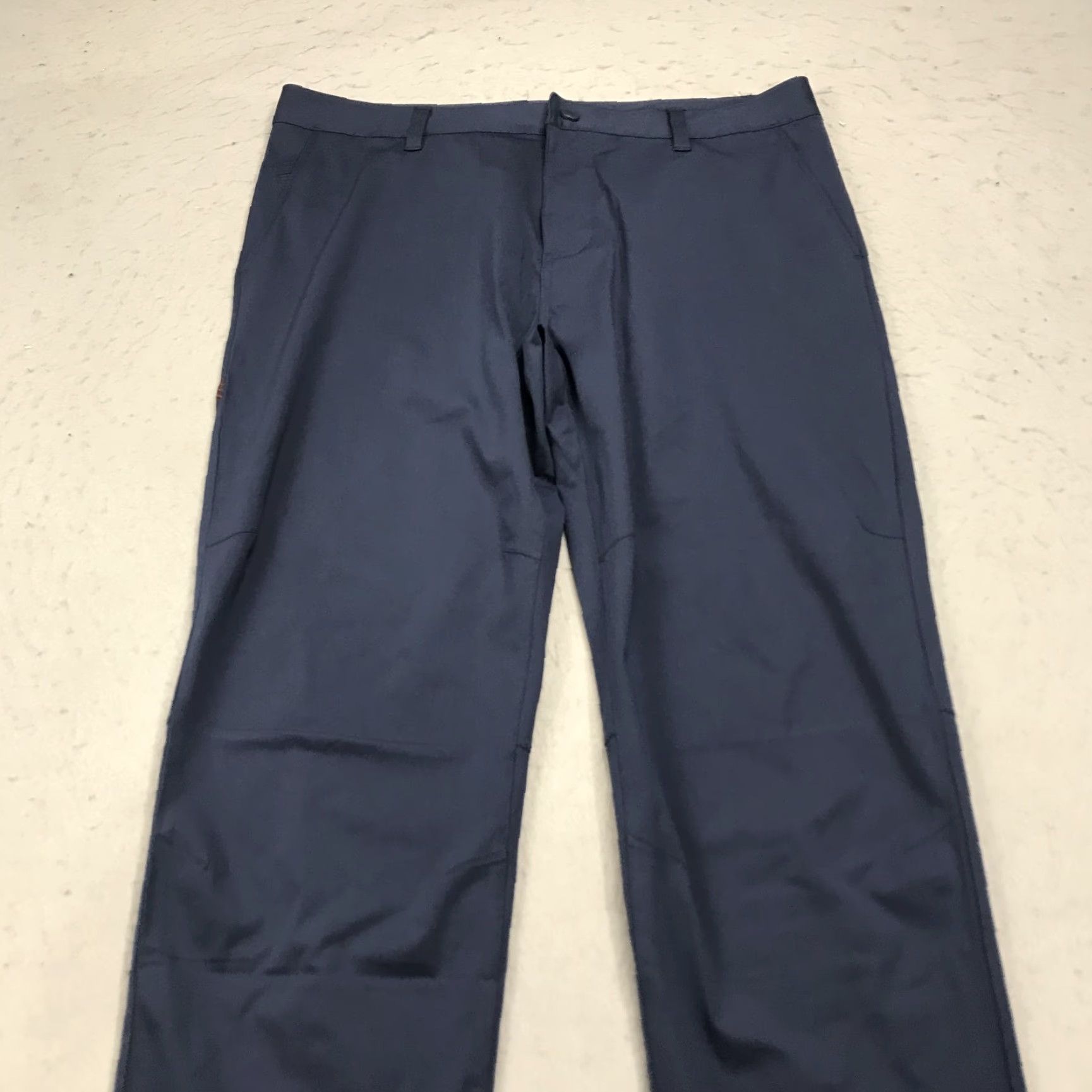 Rhone Rhone Pants Mens 35x31 Blue Chino Commuter Pant Solid Casual Button Lightweight Size US 35 - 2 Thumbnail