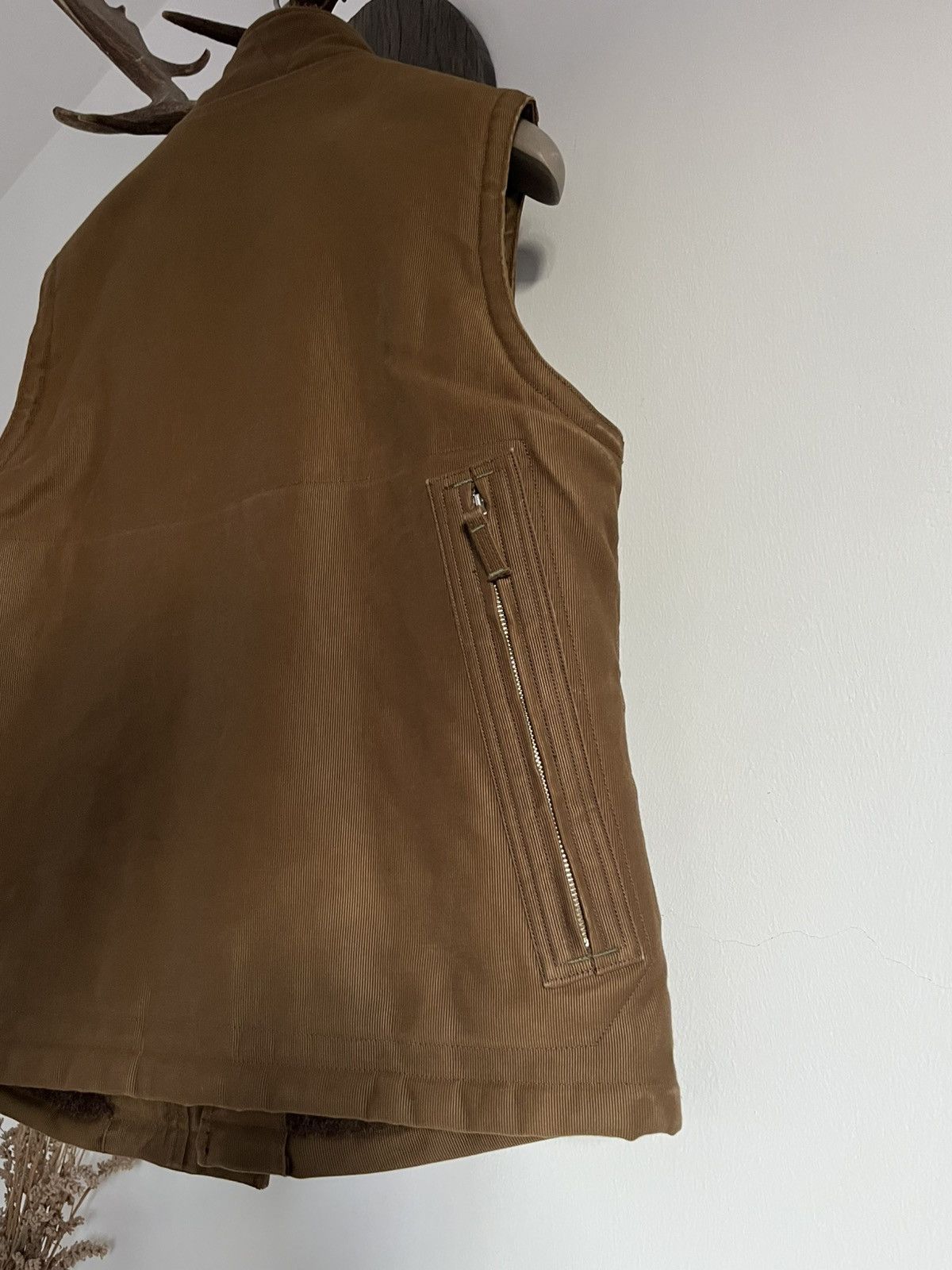 Freewheelers Winter Aviators’ Vest - Dark Khaki/Beige Size US S / EU 44-46 / 1 - 5 Thumbnail