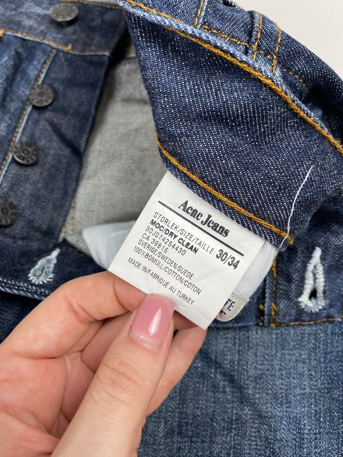 Acne Studios Acne men’s vintage denim jeans size 30 / 34 Size US 30 / EU 46 - 14 Thumbnail
