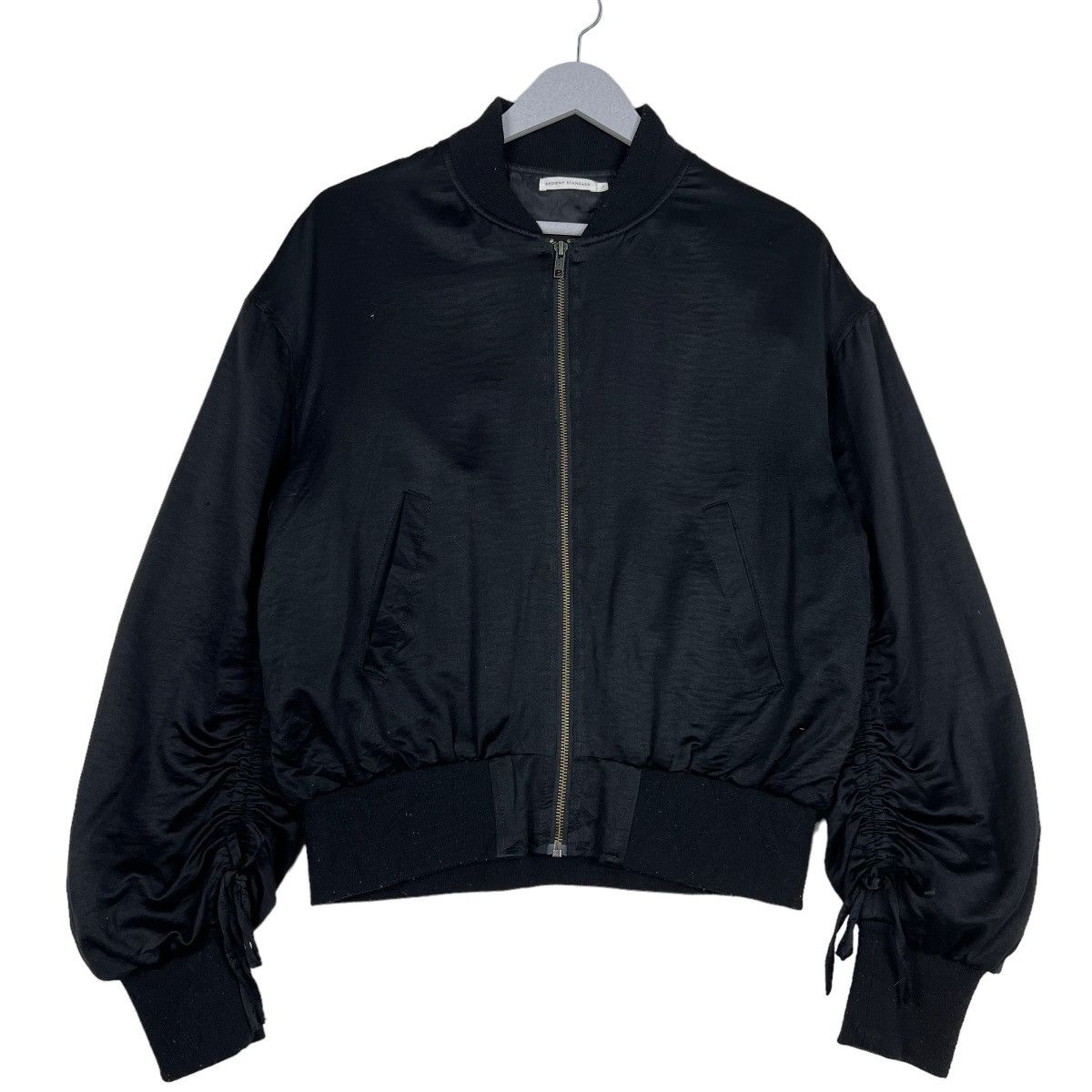 Japanese Brand 🔥 BROWNY CROPPED BOMBER JACKET Size US M / EU 48-50 / 2 - 2 Thumbnail