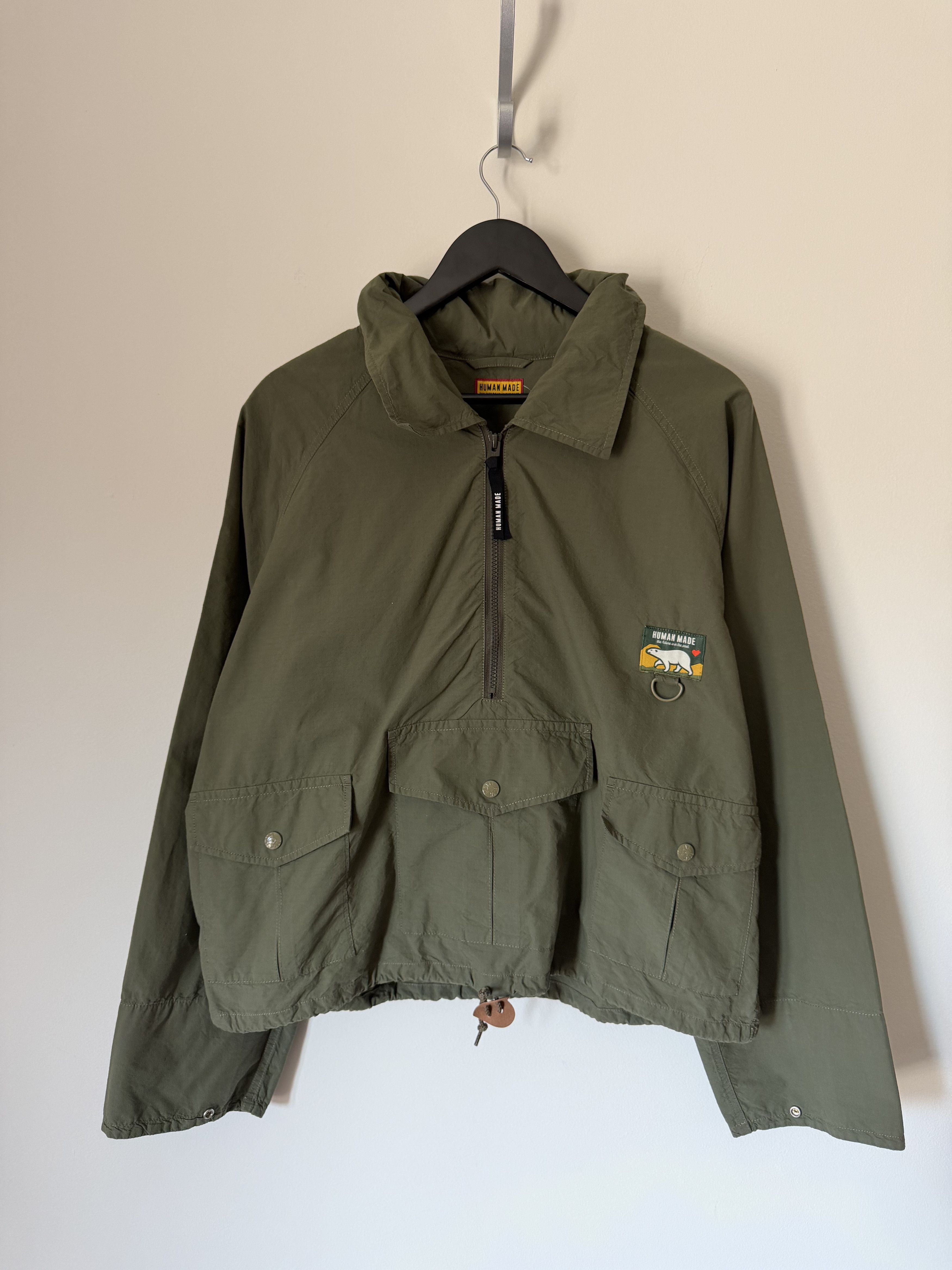 Human Made Fishing Jacket in Olive Green