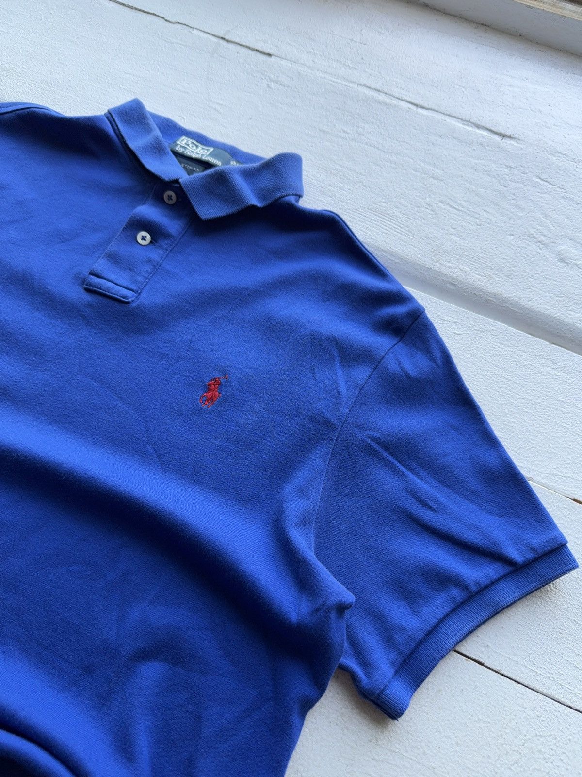Polo Ralph Lauren Vintage 90s Retro Polo Ralph Lauren Basic Logo Polos Y2K Size US L / EU 52-54 / 3 - 4 Thumbnail