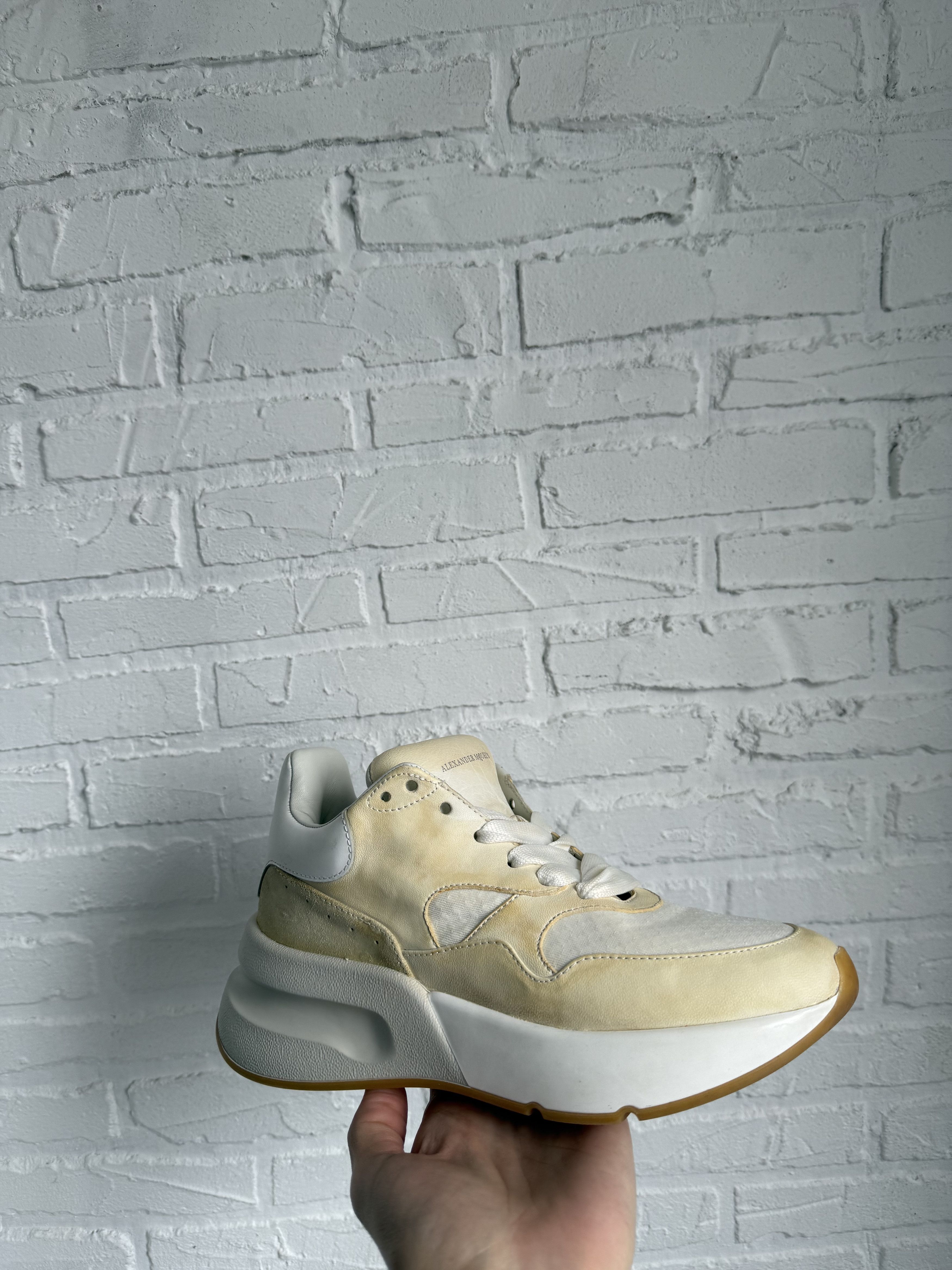 Alexander McQueen Alexander McQueen Joey cream white sneakers Size US 8 / IT 38 - 10 Thumbnail