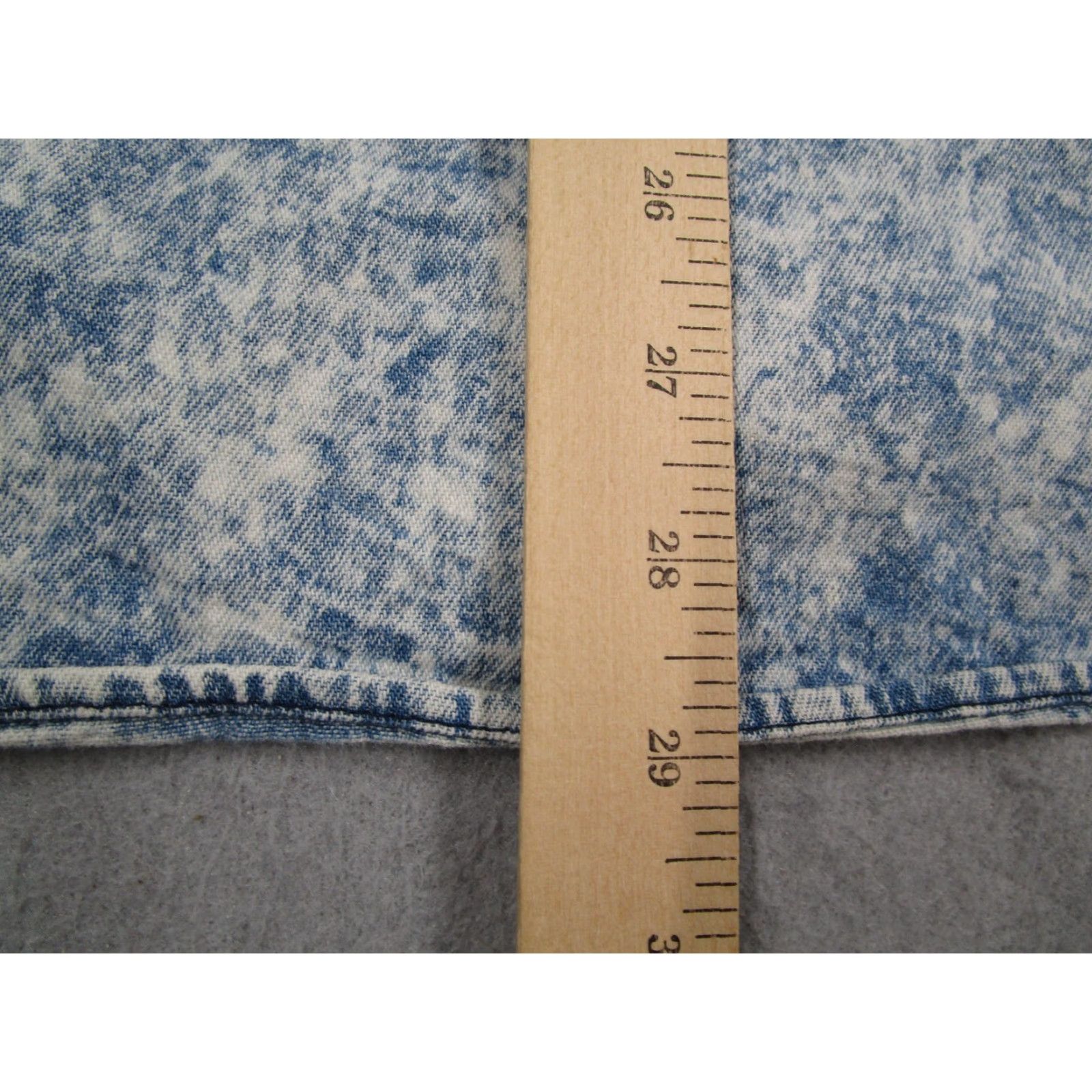 Denime VINTAGE Made in the Shade Shirt Women Small Blue Acid Wash Denim Pocket USA 90s Size S / US 4 / IT 40 - 7 Thumbnail