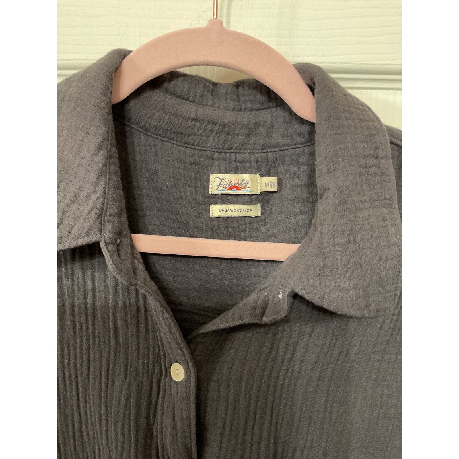 Faherty Faherty Dream Cotton Gauze Elise Organic Cotton Blouse,M Size M / US 6-8 / IT 42-44 - 5 Thumbnail