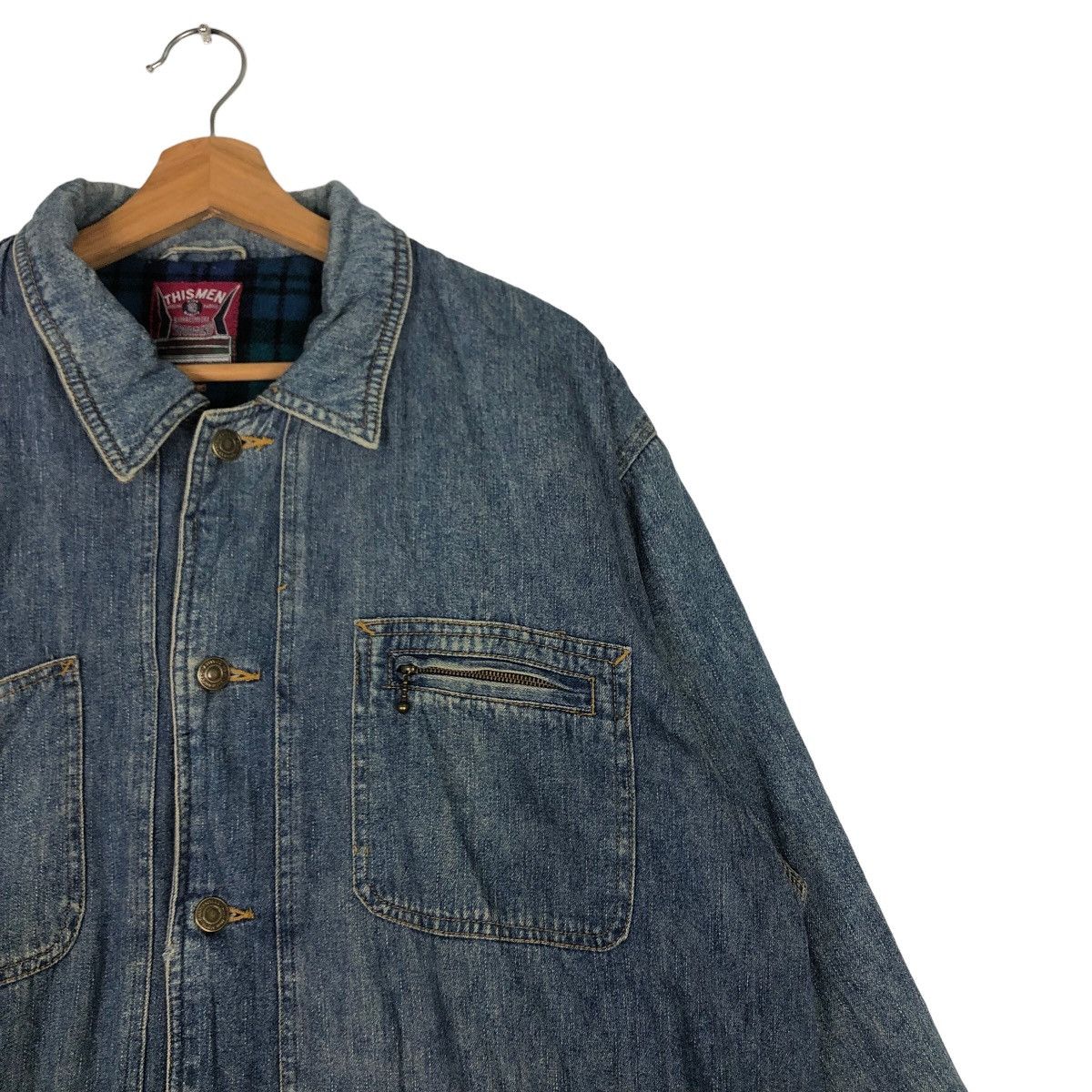 Hai Sporting Gear 🔥Vtg Denim Jacket Blanket Lining This Man Sporting Japan Size US M / EU 48-50 / 2 - 6 Thumbnail