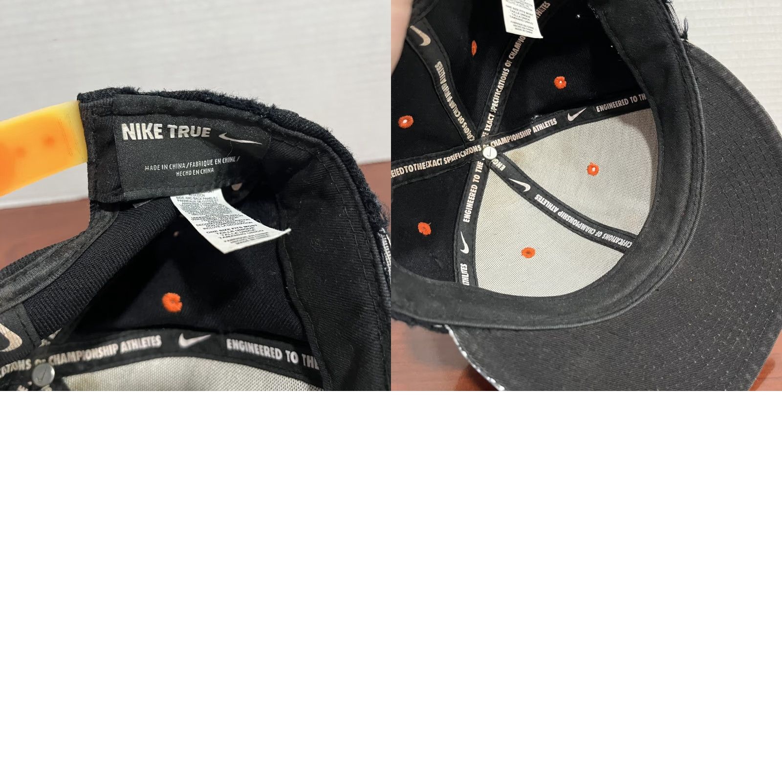 Nike Nike Hat Snapback Adjustable Penny Hardaway Orange Black Foamposite Cap Men One Size Black Colorful Sports Casual Size ONE SIZE - 8 Thumbnail